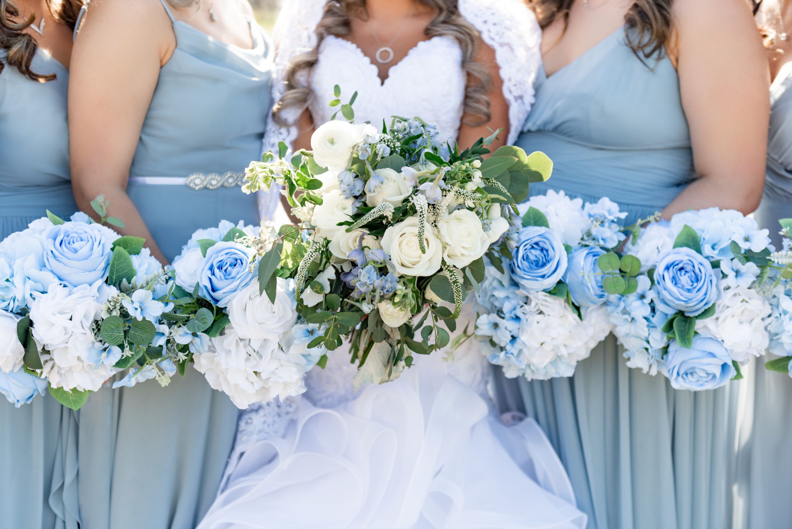 Beautiful Blue Wedding at Magnolia Rose Event Center in Houston, Texas