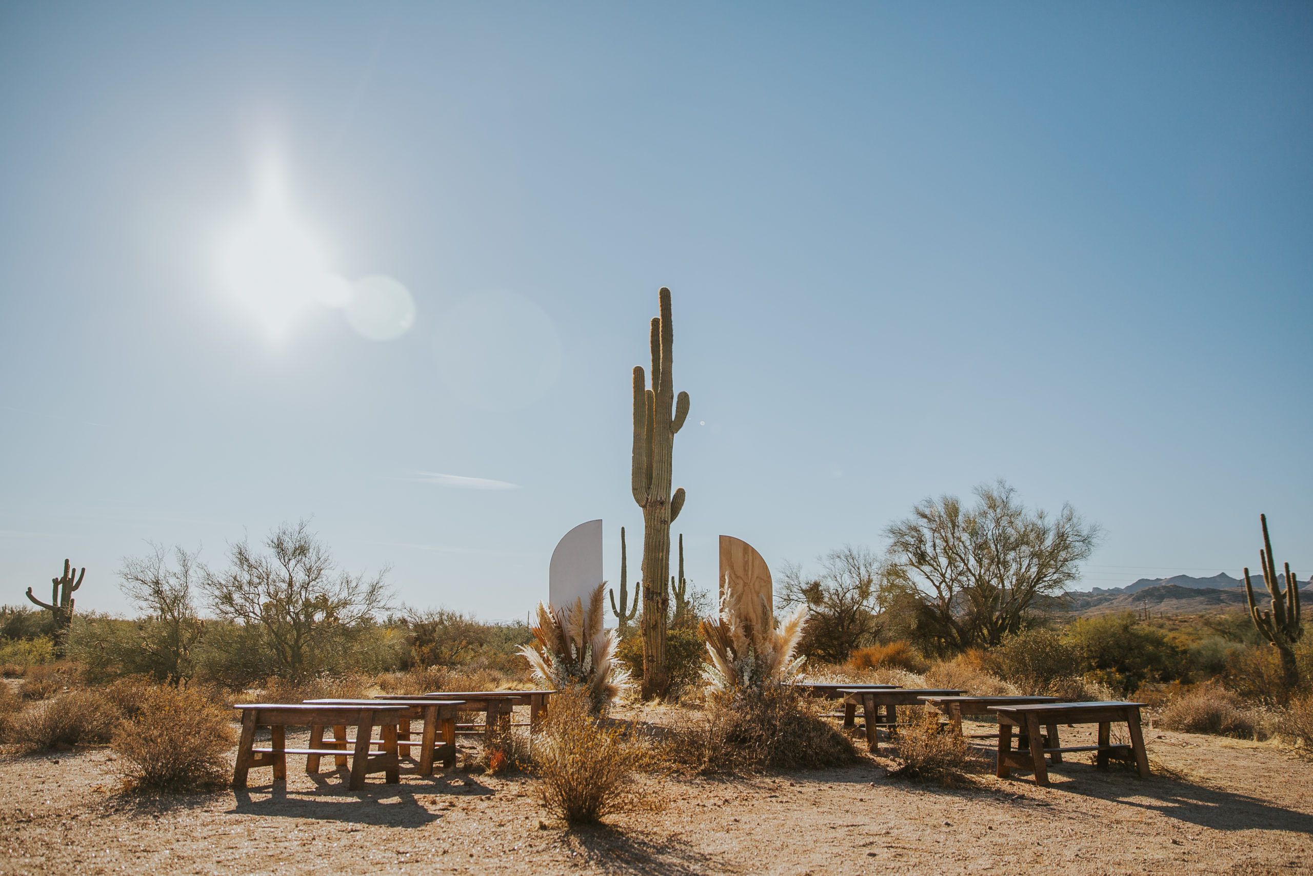 Boho Desert Wedding in Arizona
