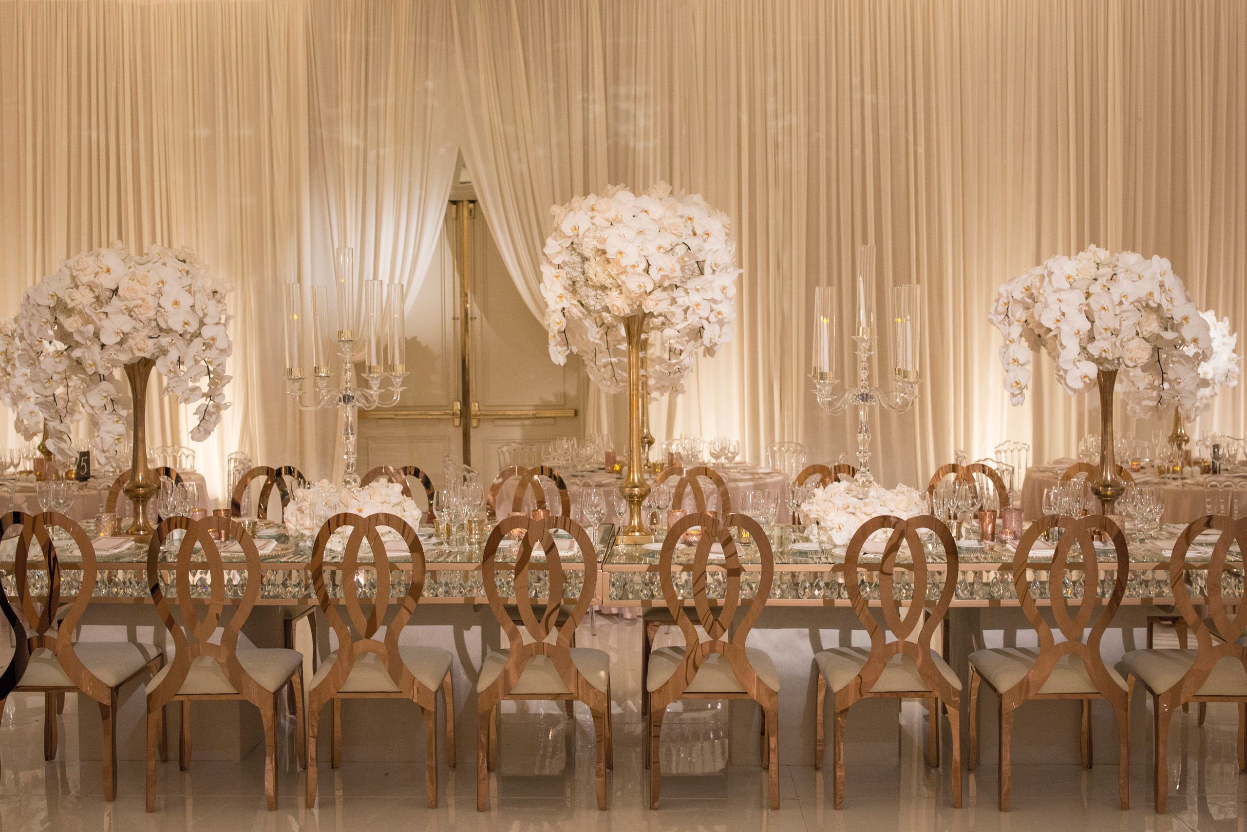Breathtaking Gold & White Wedding at The Four Seasons Los Angeles at Beverly Hills