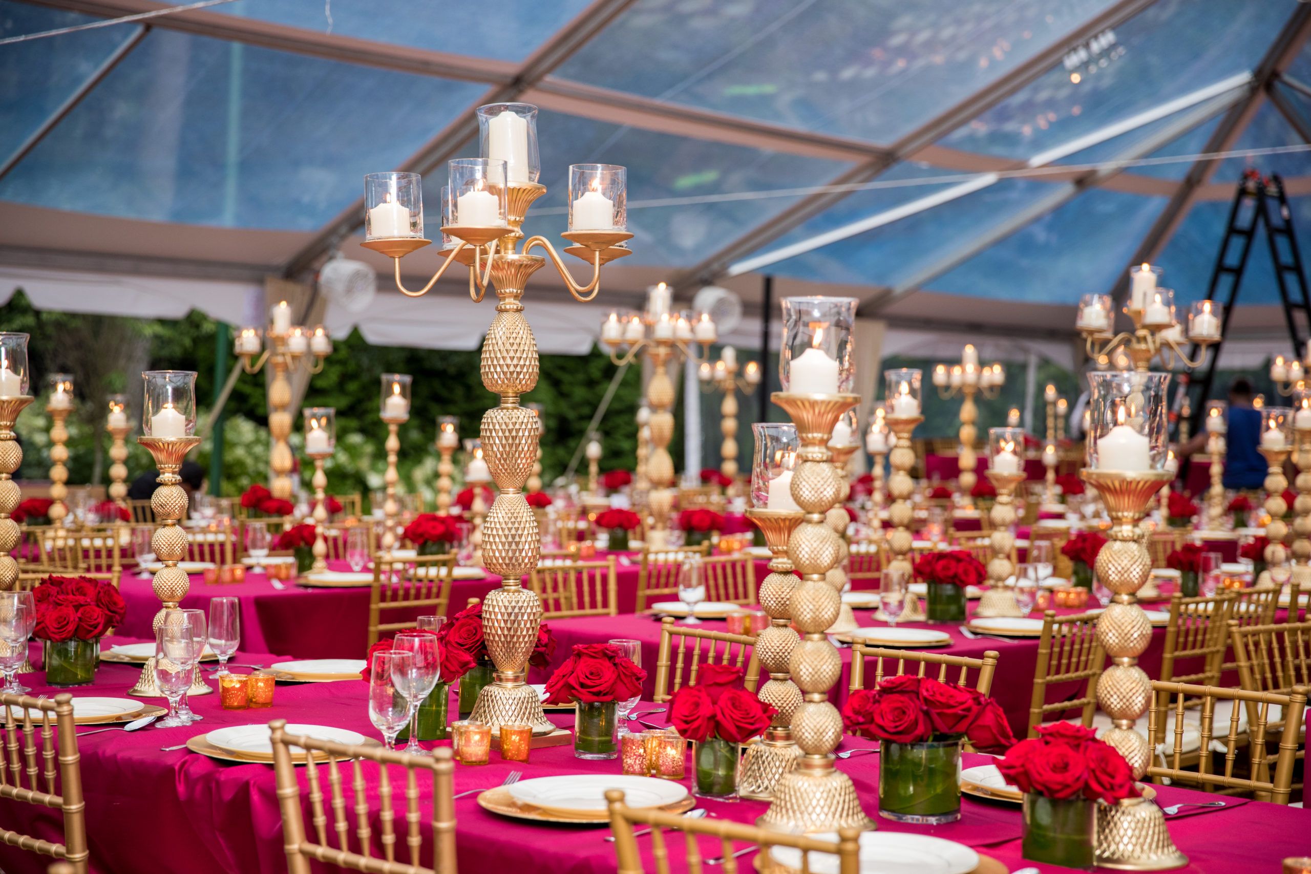 Bright and Bold Wedding Celebration in Alpine, NJ