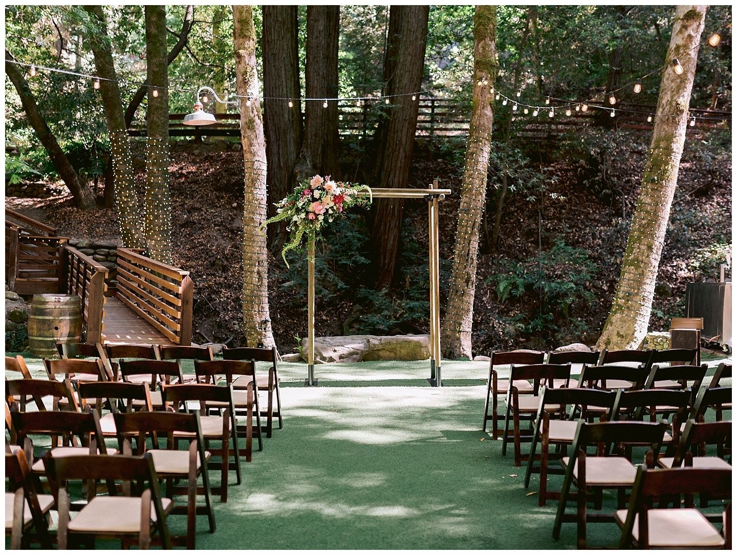 Elegant Forest Wedding at Saratoga Springs in Saratoga, CA
