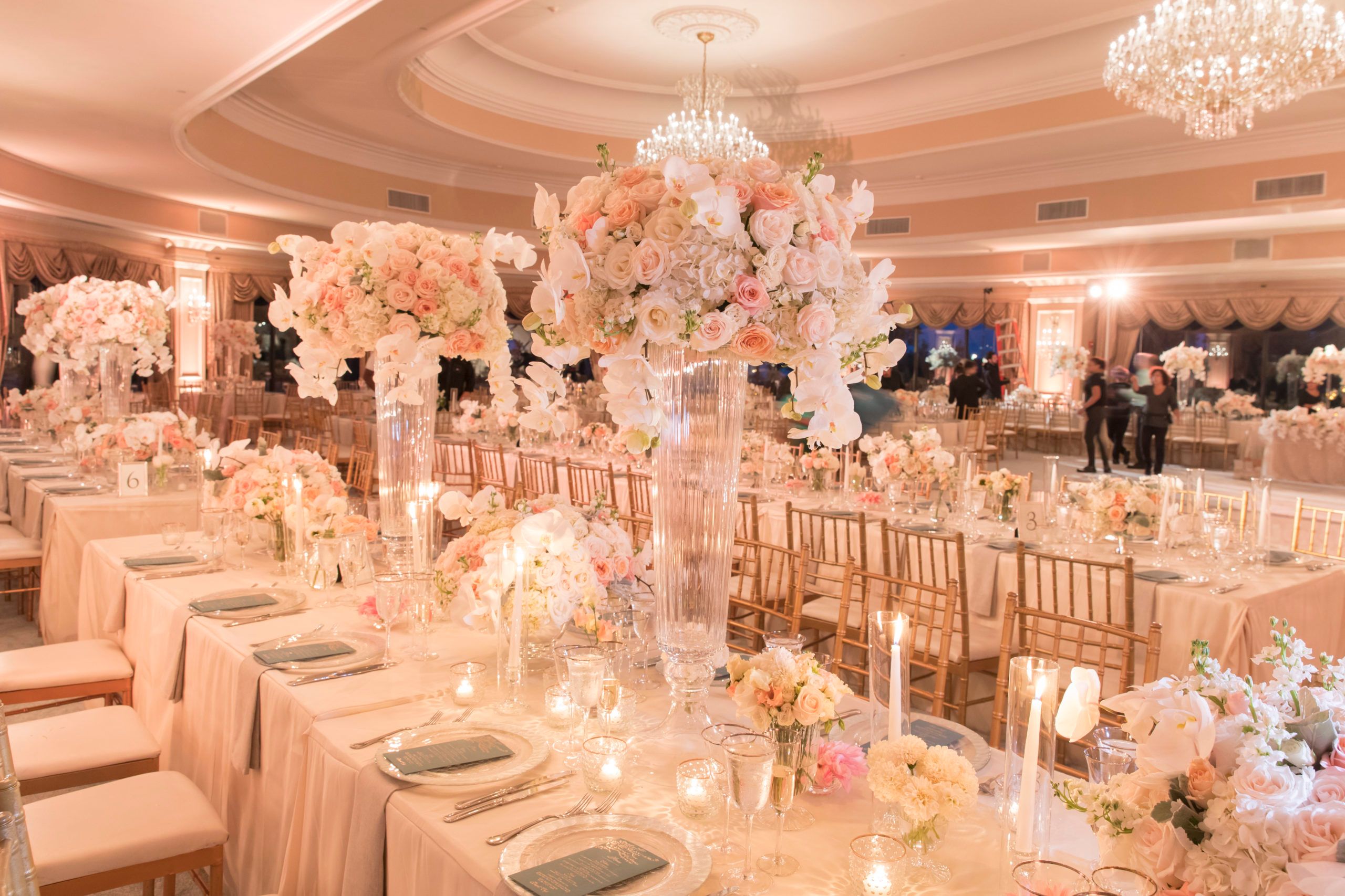 French Garden Themed Wedding at Oheka Castle in Huntington, NY