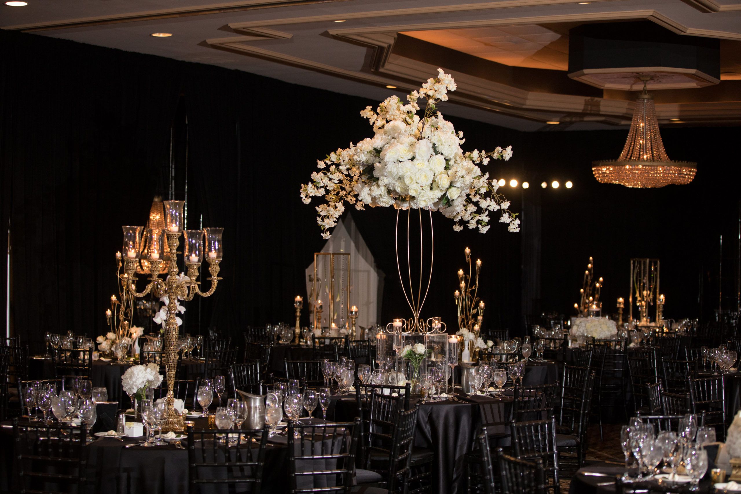 Gold & Black Wedding at the Carlisle Room