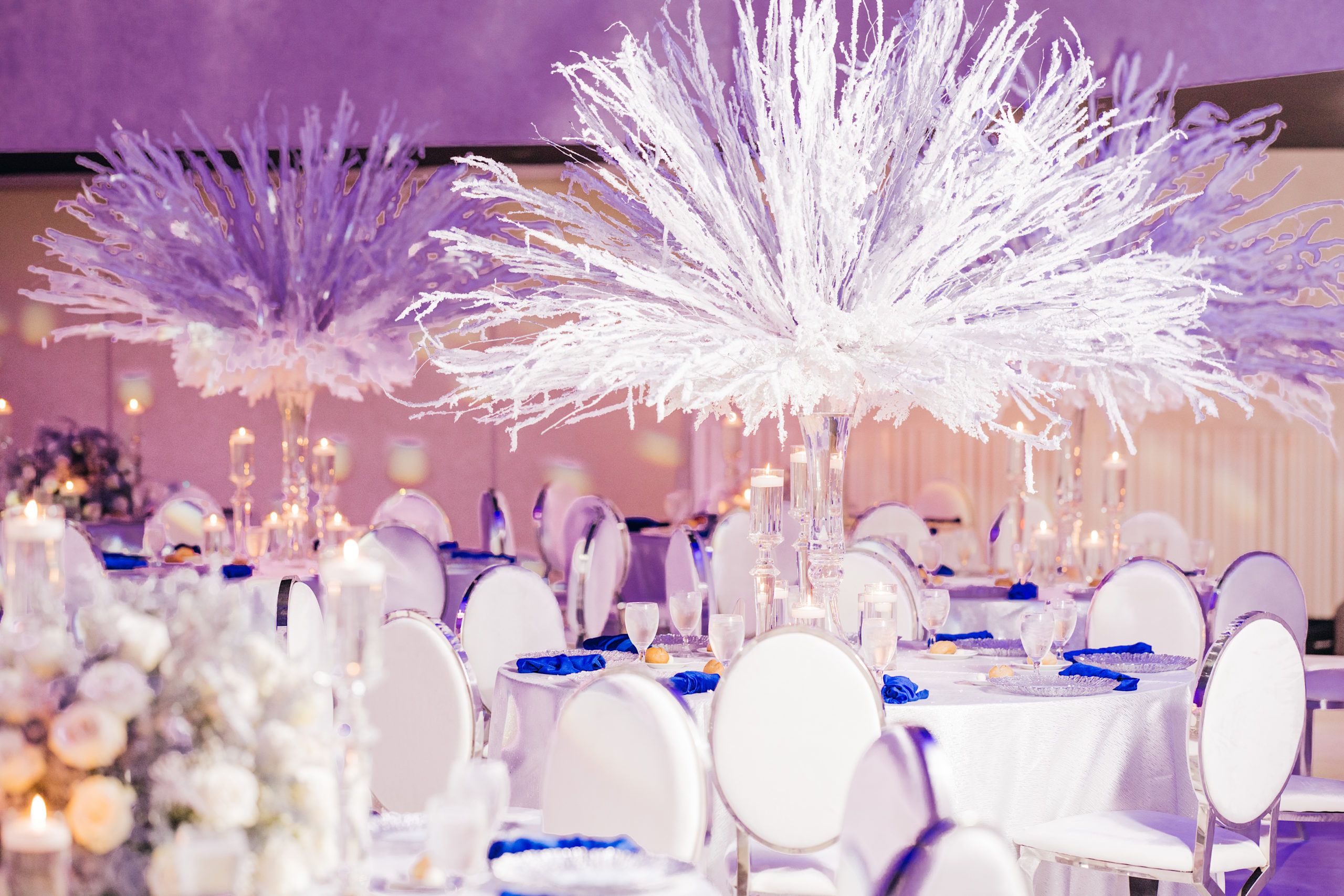 Magnificent Winter Wonderland Wedding at The Venue Fort Laurderdale