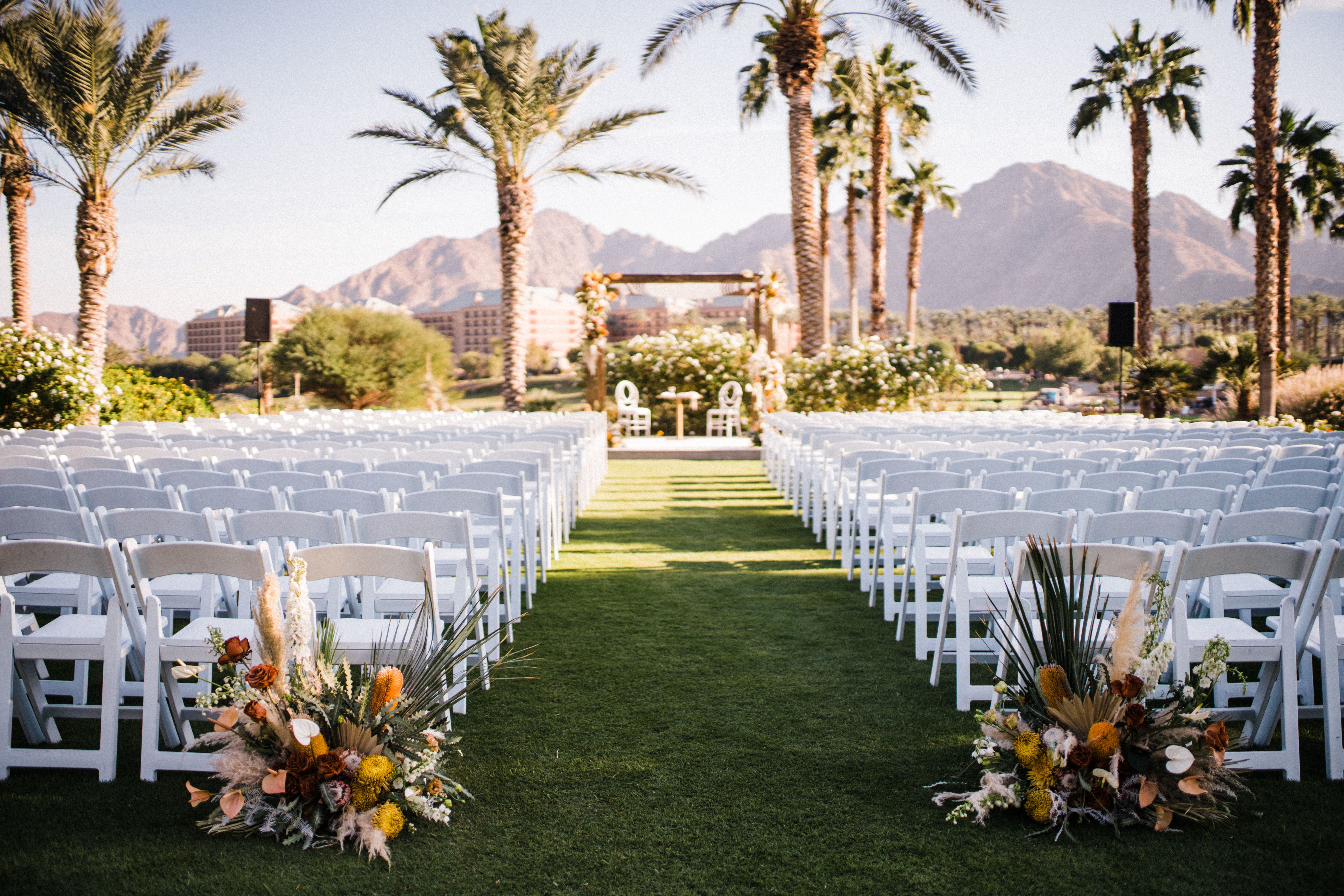 Romantic Desert Wedding at Indian Wells Golf Resort