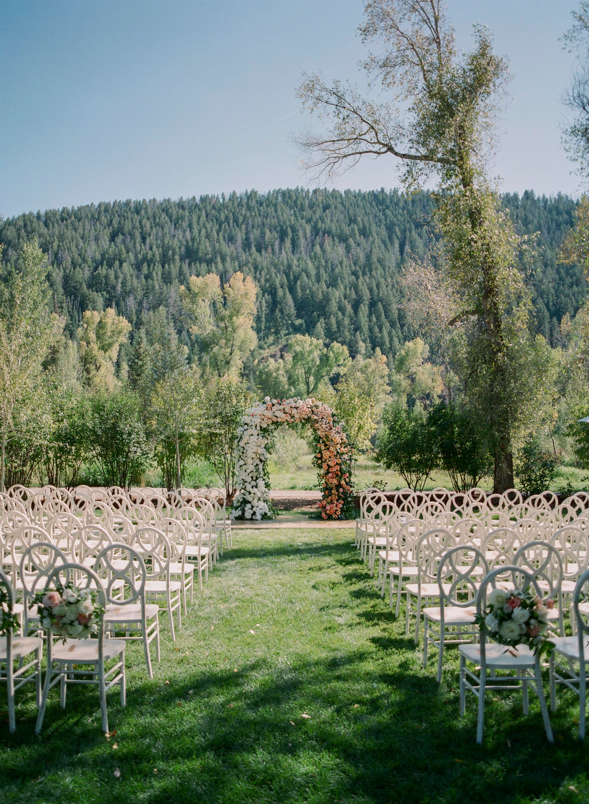Romantic Floral-filled Wedding in Steamboat Springs, Colorado