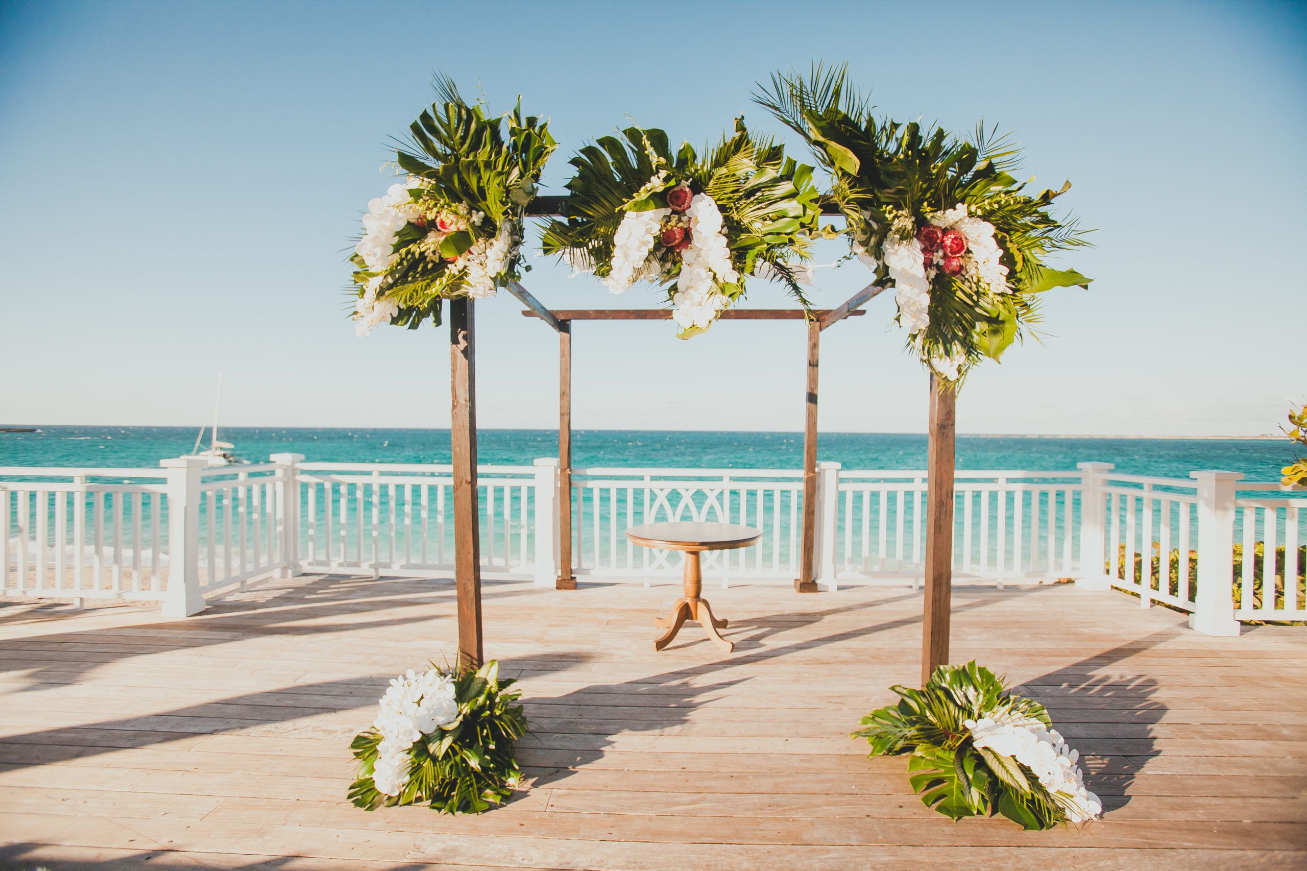 Romantic Glam Bahamas Wedding