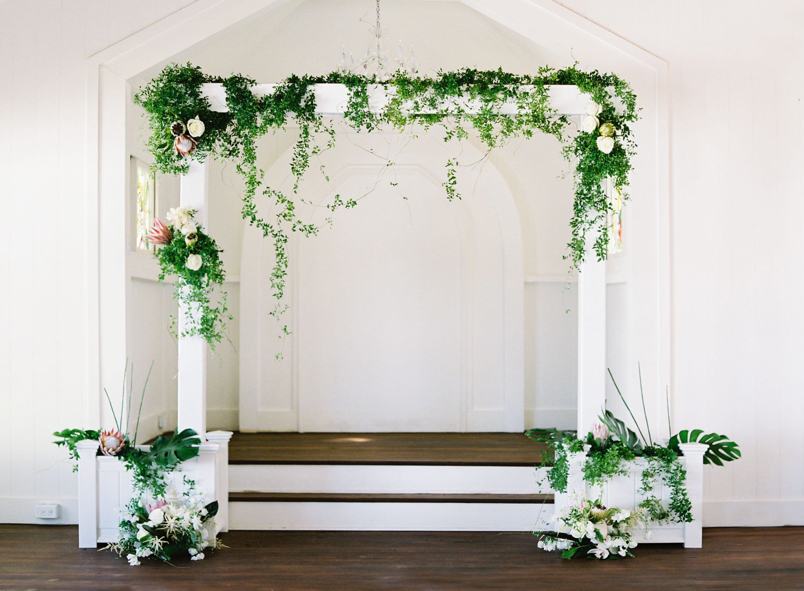 Tropical Outdoor Wedding at The Steeple House in Kapalua, HI