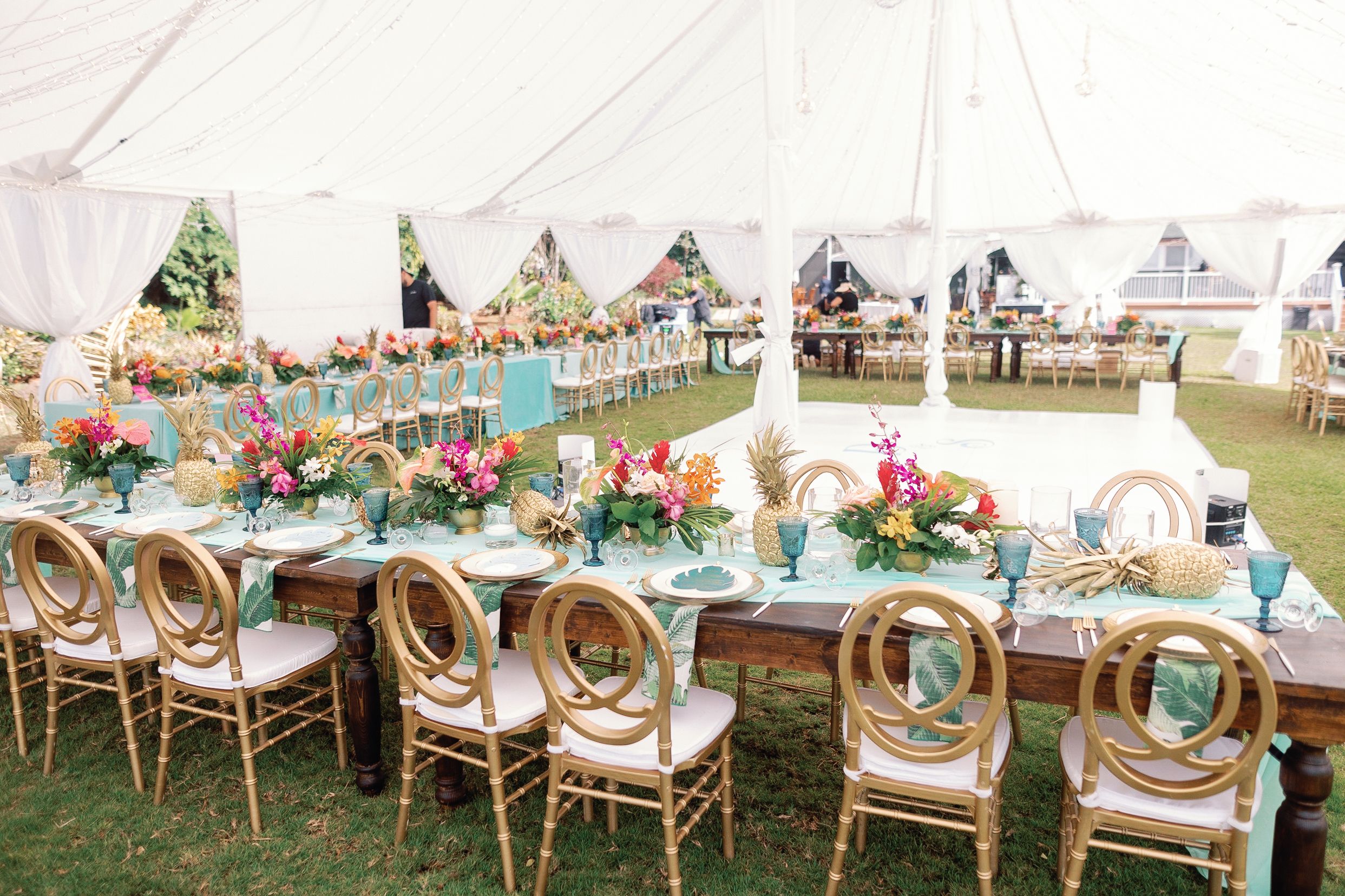Tropical Wedding at Loulu Palm in Haleiwa, Hawaii