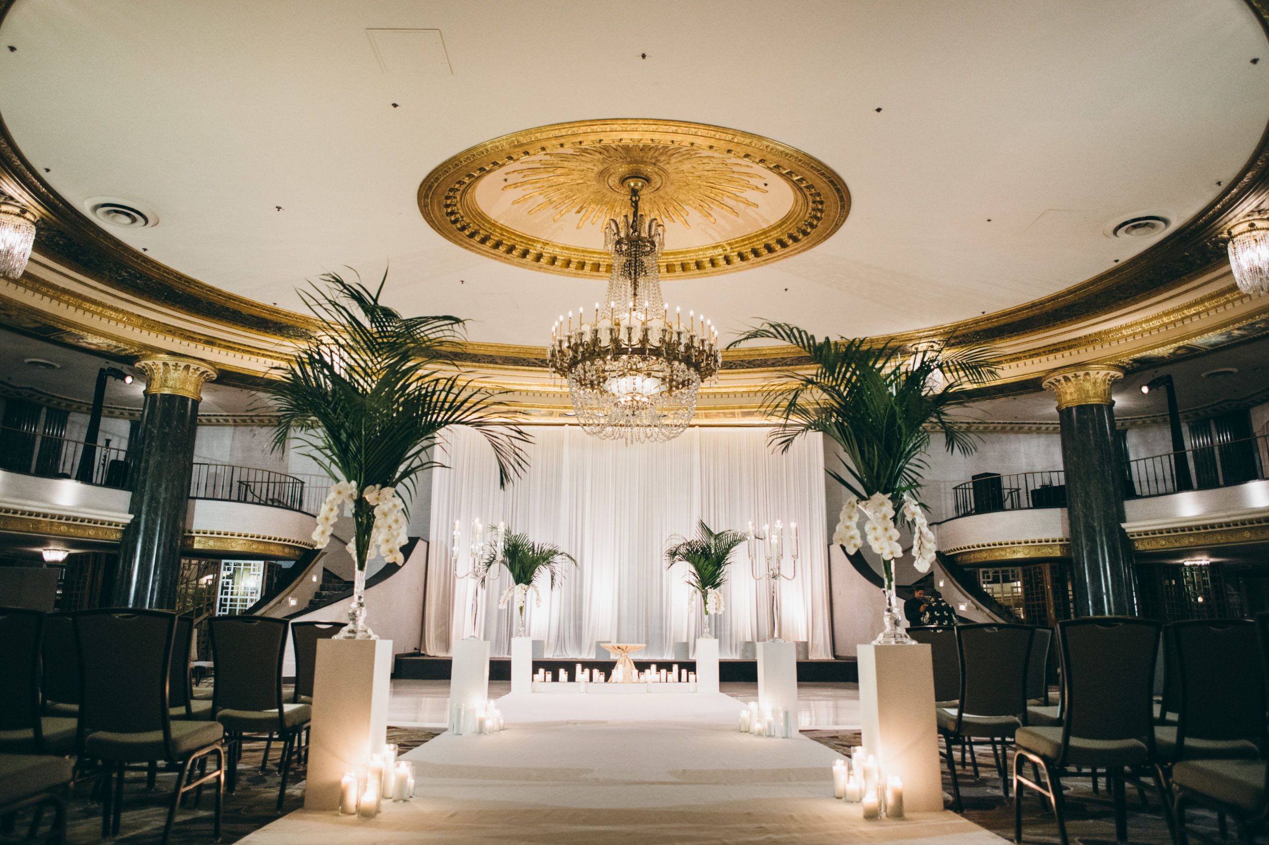 Winter White New Years Eve Wedding at the InterContinental Hotel in Chicago, IL