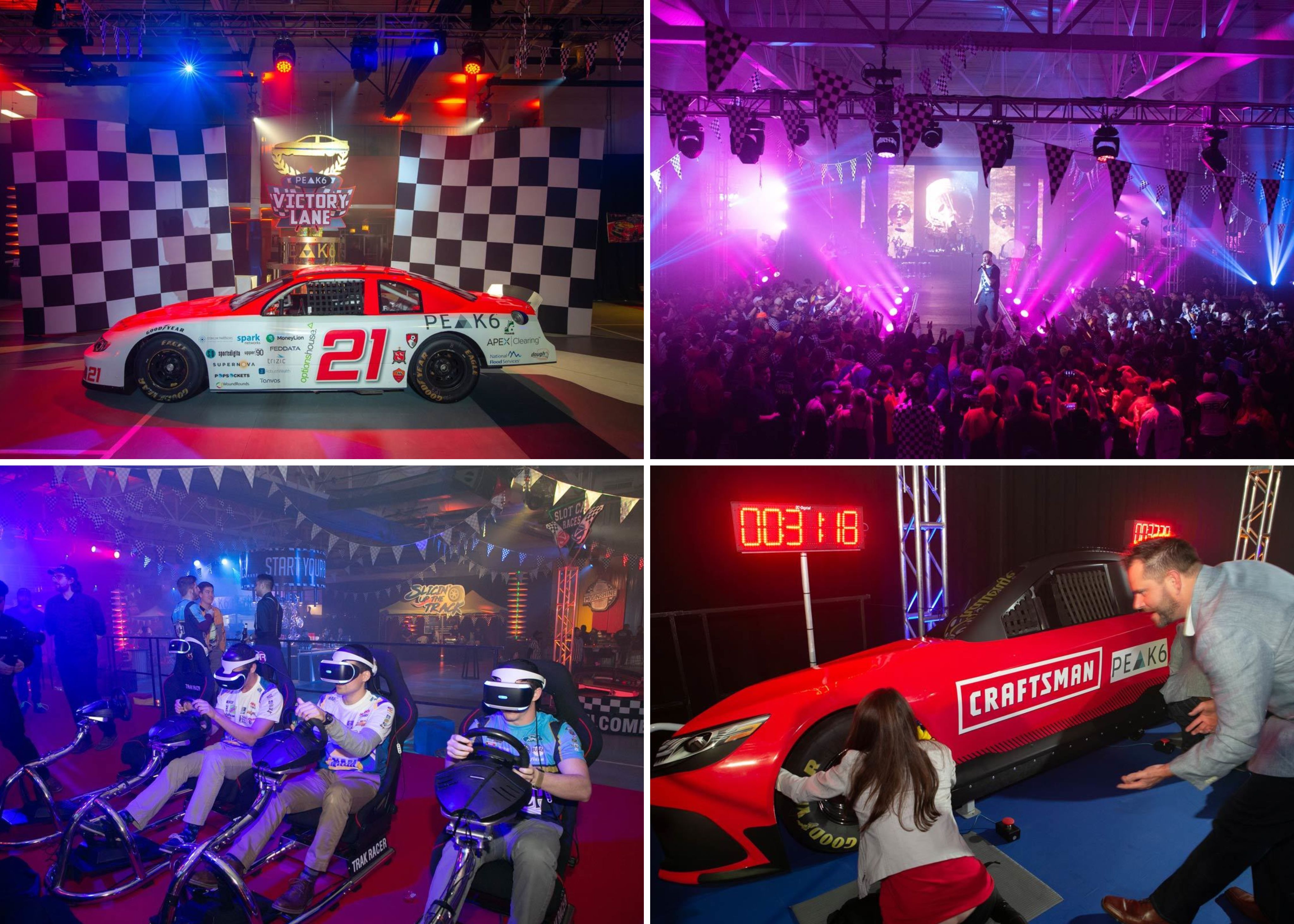 NASCAR-themed event.