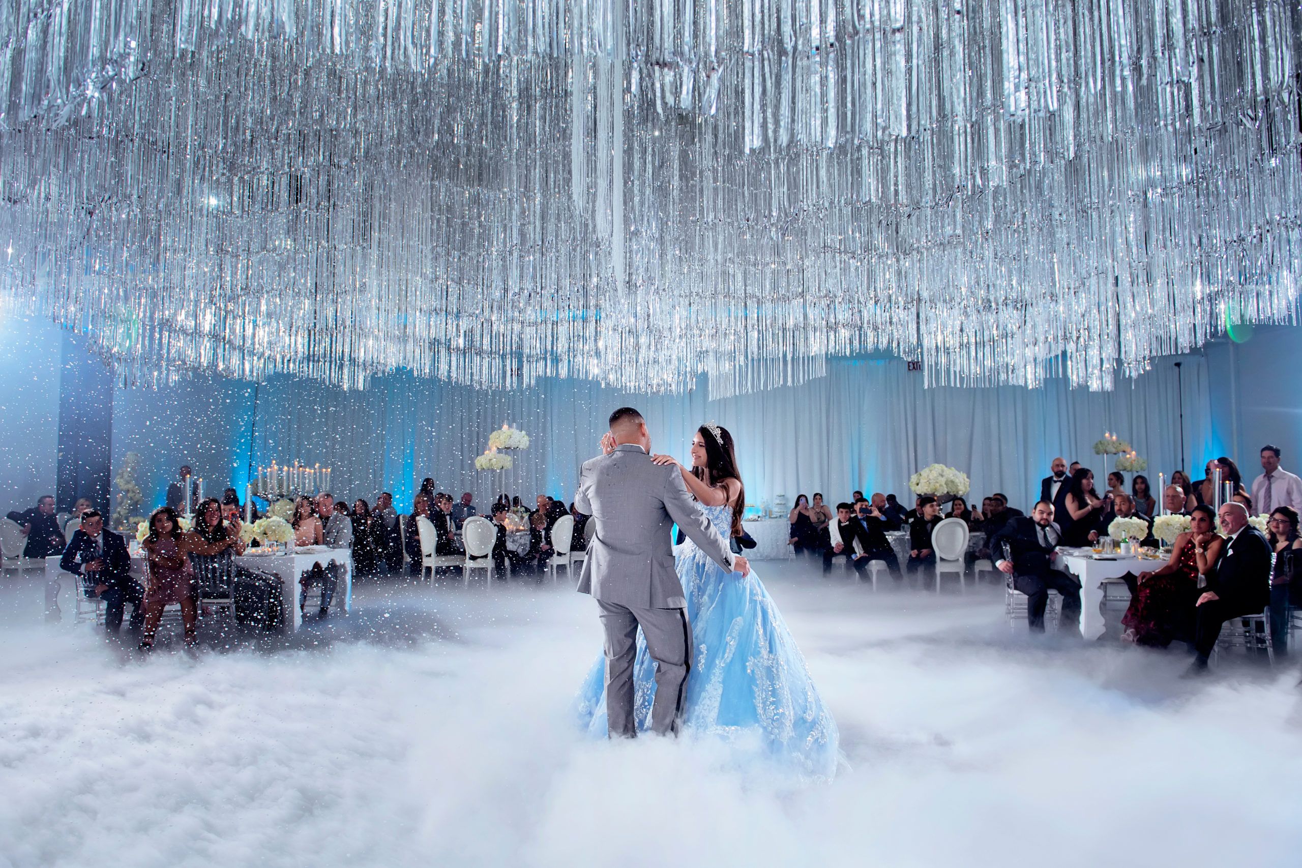 A Lavish Winter Wonderland Quinceañera at Westfield Greenville Event Venue in South Carolina