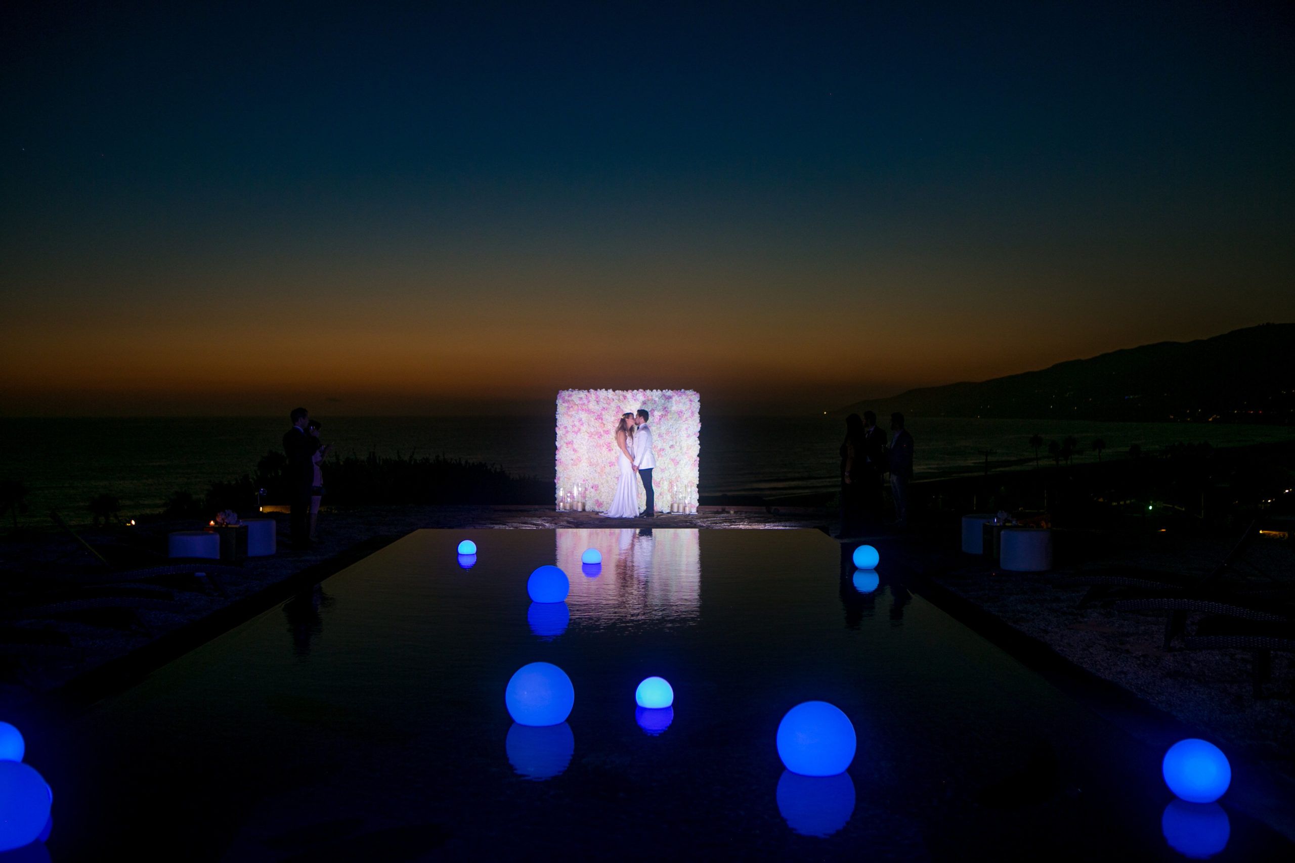 Glamorous Pink & White Wedding