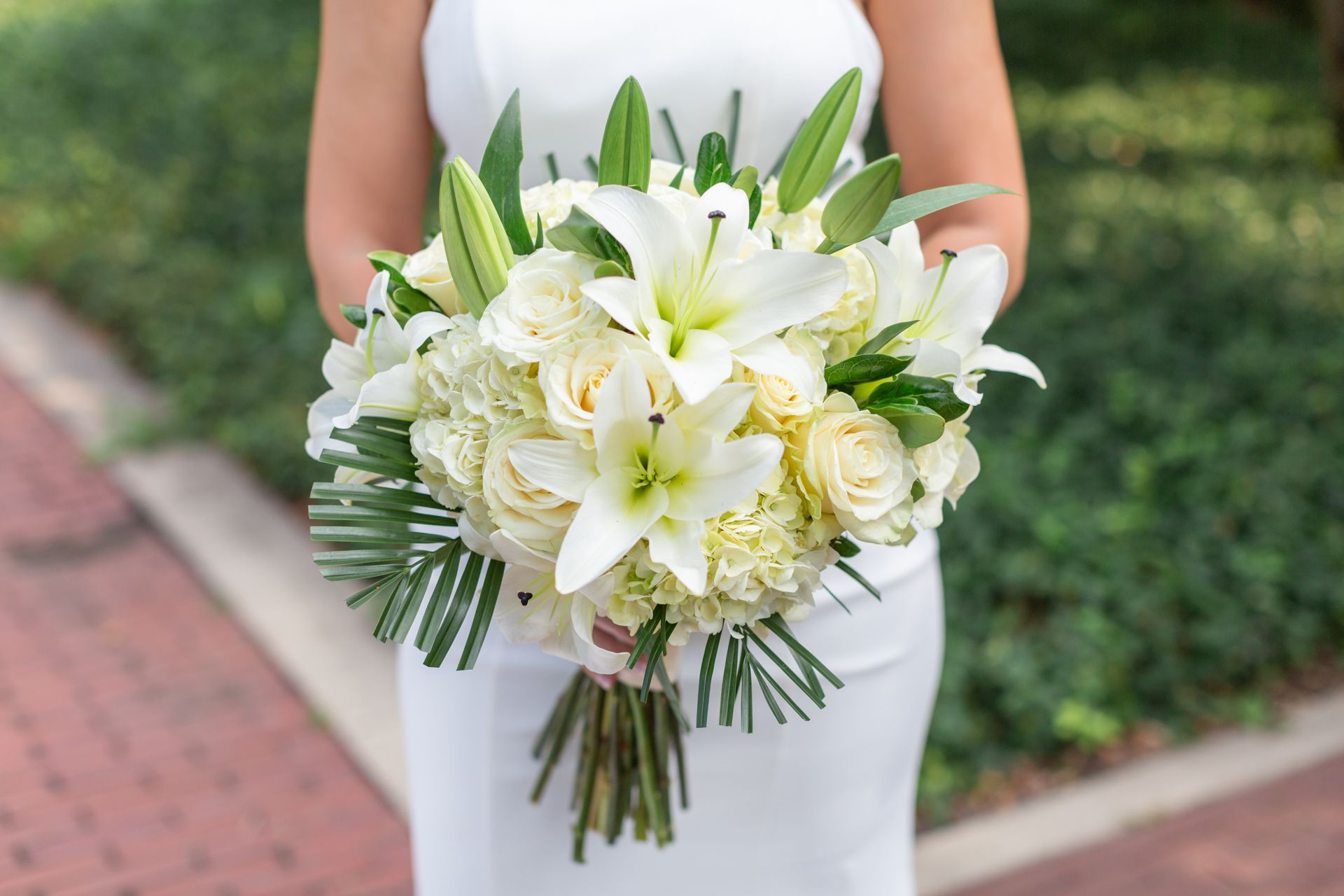 Maggie & Sarin | Cheney Mansion Classic Wedding Florals | PartySlate