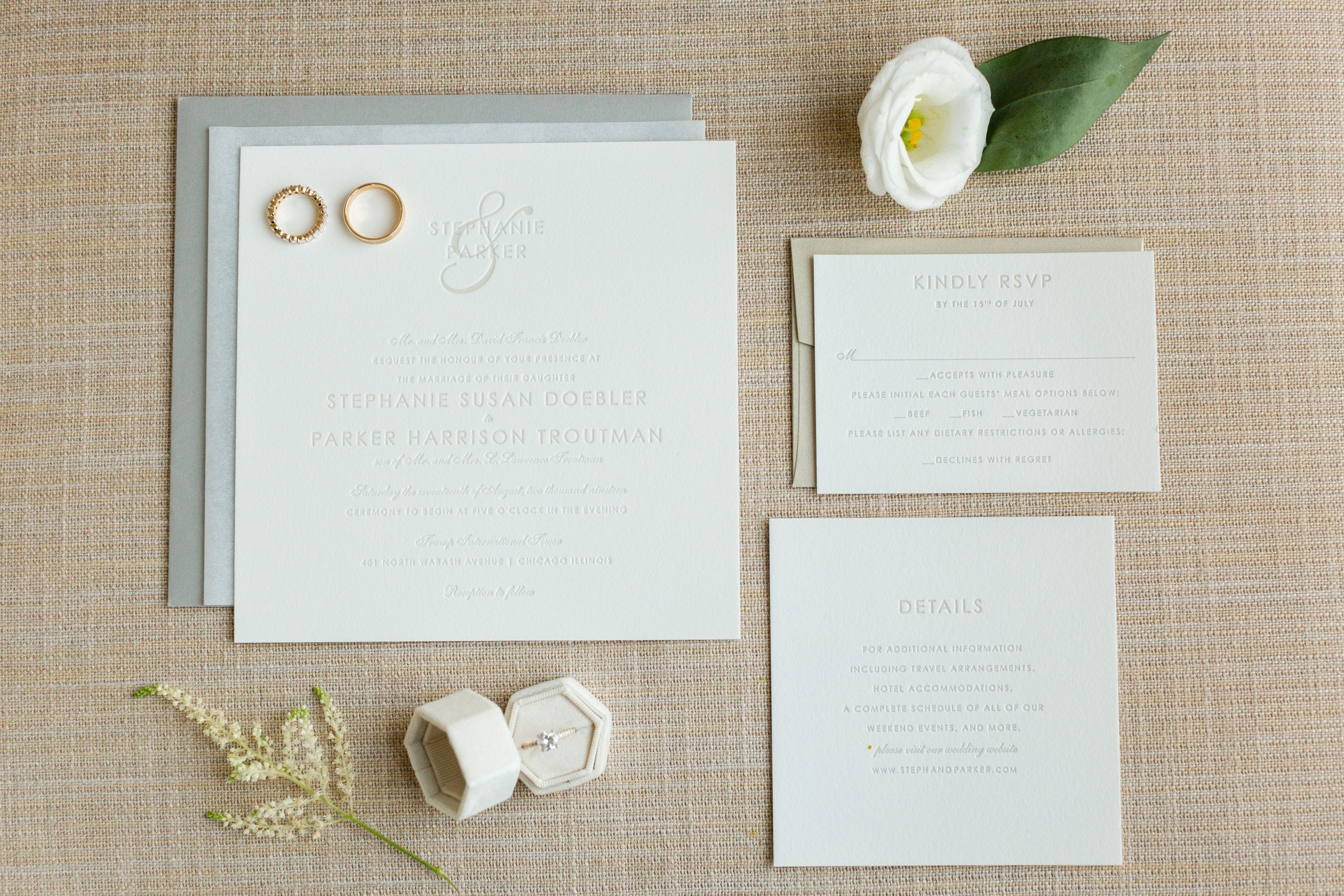 Classic White Wedding at Trump International Hotel & Tower Chicago | PartySlate