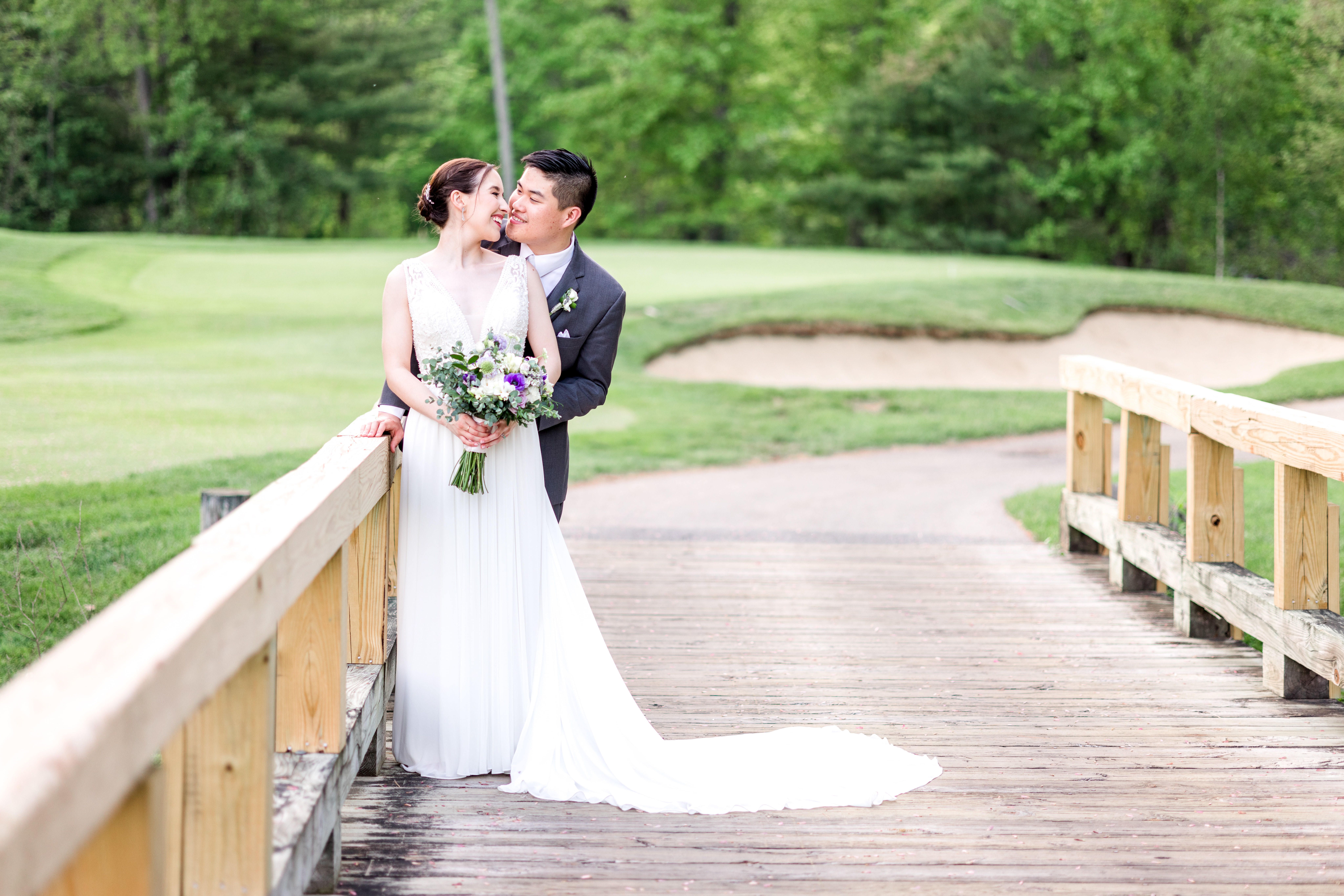 Outdoor Spring Wedding at LaBelle Winery Derry in Derry, New Hampshire | PartySlate