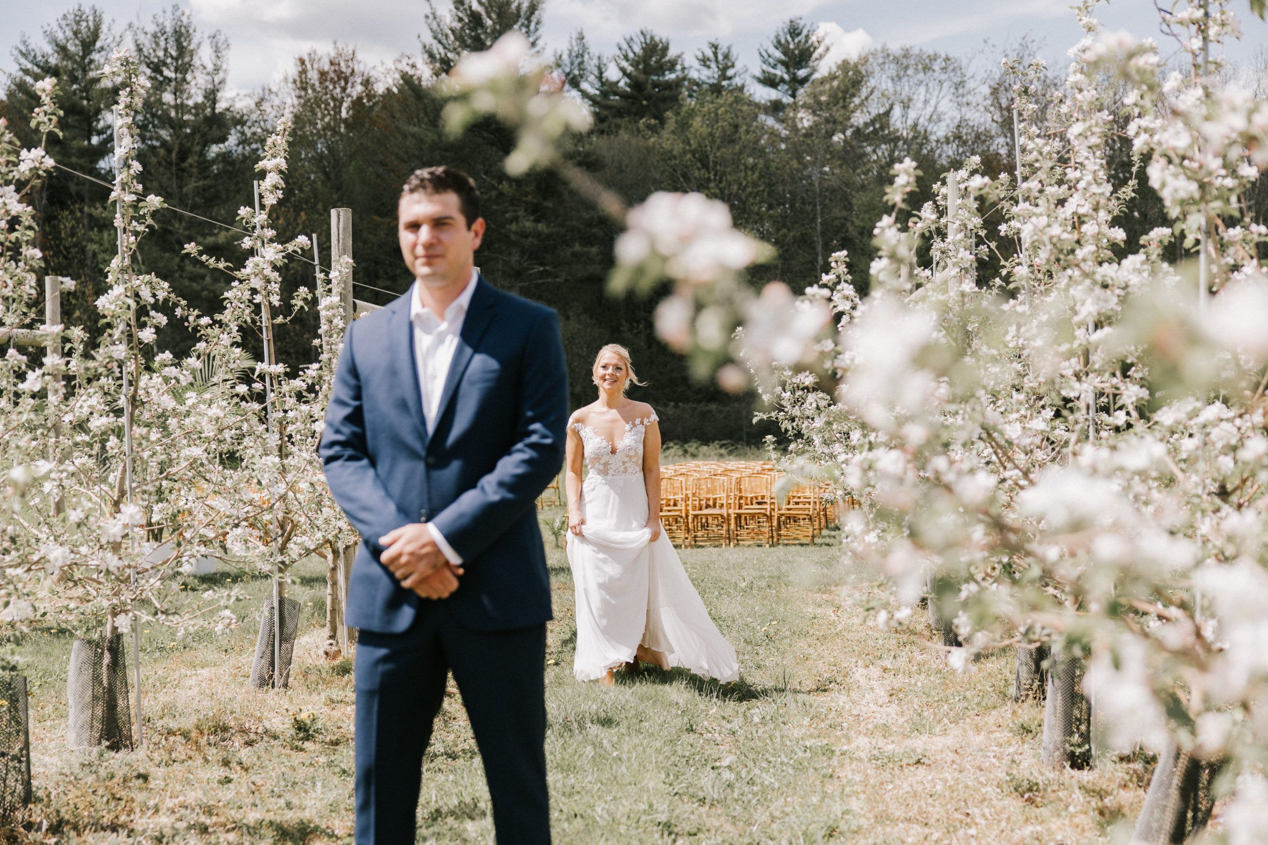 Hawaiian Inspired Spring Wedding planned by Mavinhouse at The Greenery in new hampshire | PartySlate
