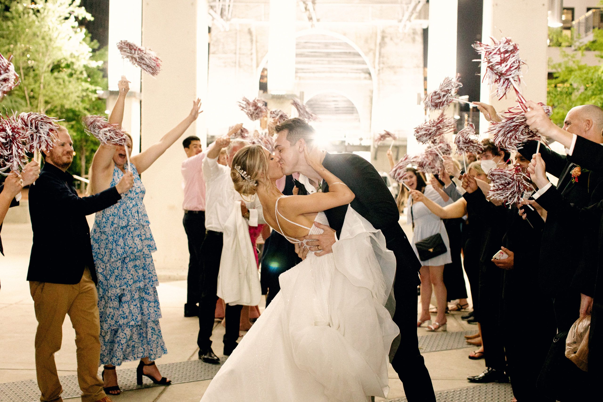 Floral-Filled Wedding at The Bridge Building in Nashville, Tennessee | PartySlate