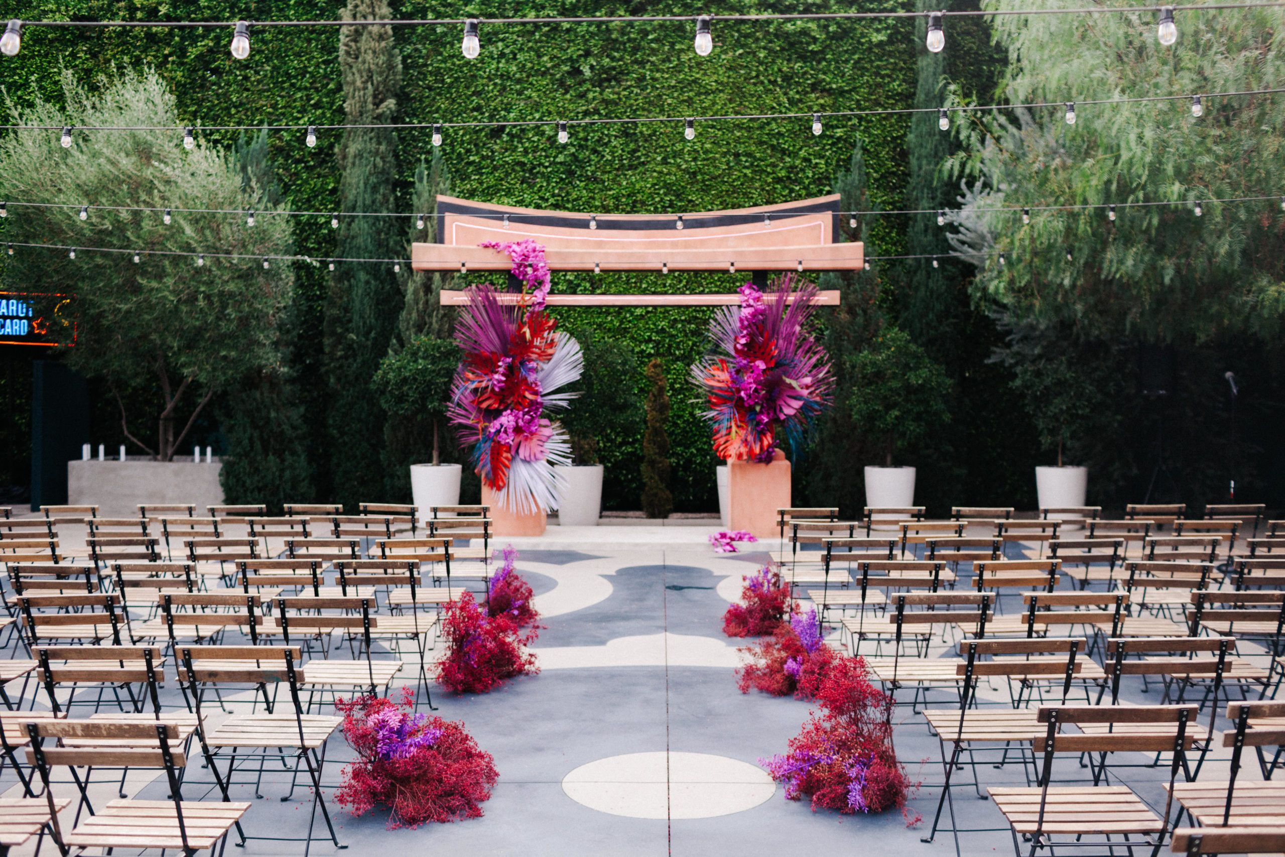 Vibrant Wedding at The Fig House in Los Angeles, California