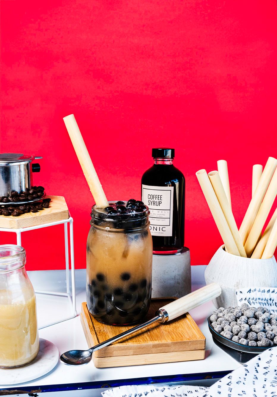 Blueberry flavored drink.