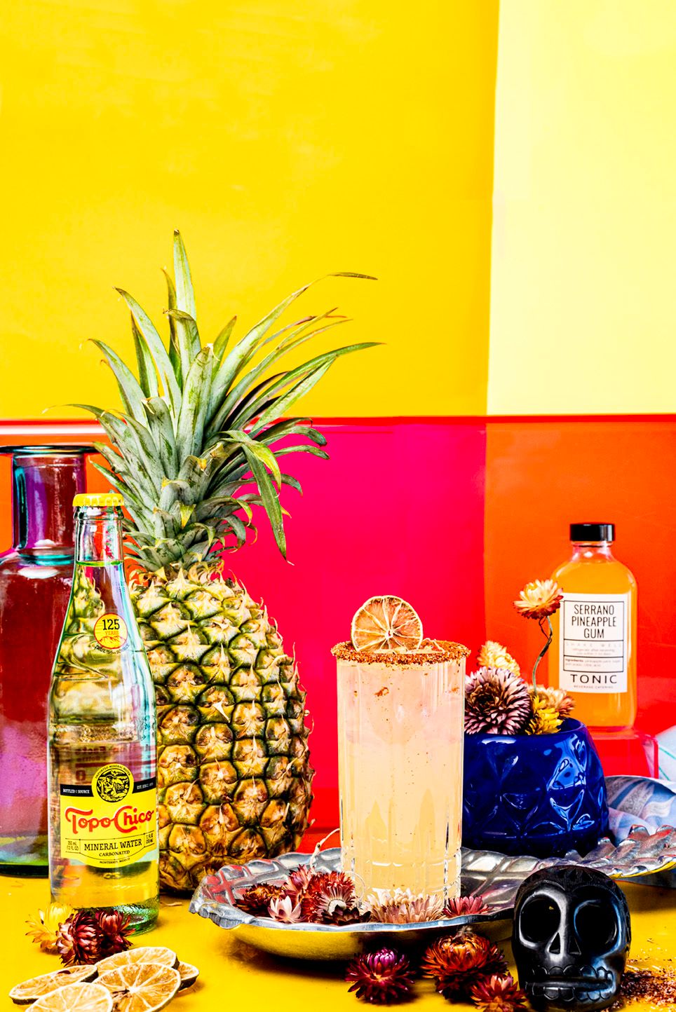 Pineapple flavored drink.