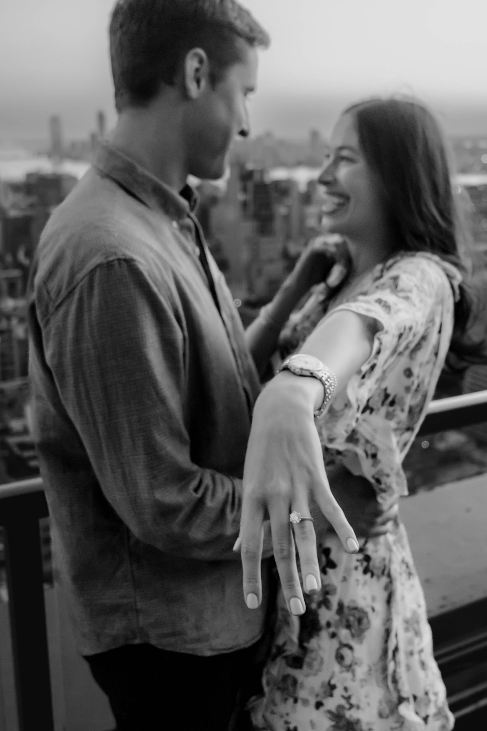 New York City engagement photos by Daniela León Photography