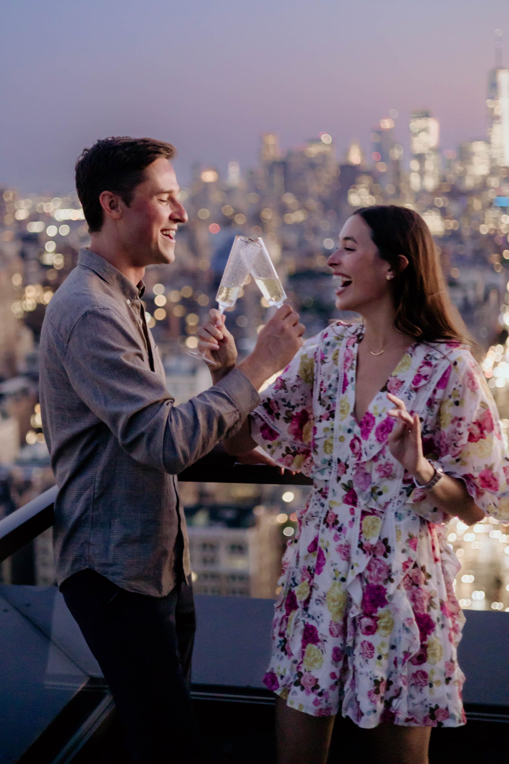 New York City engagement photos by Daniela León Photography