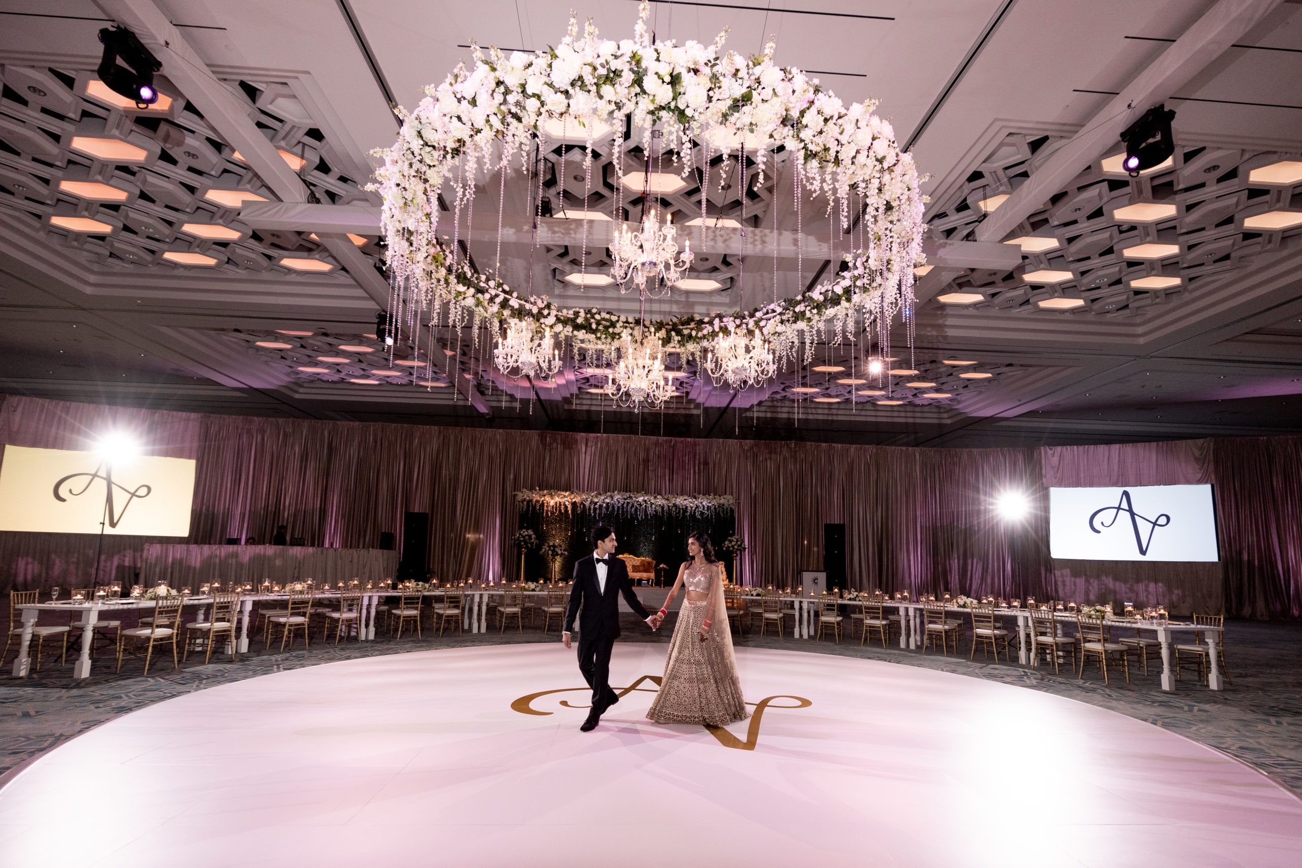 Tropical Romantic Garden Wedding at Gaylord Palms in Orlando, Florida