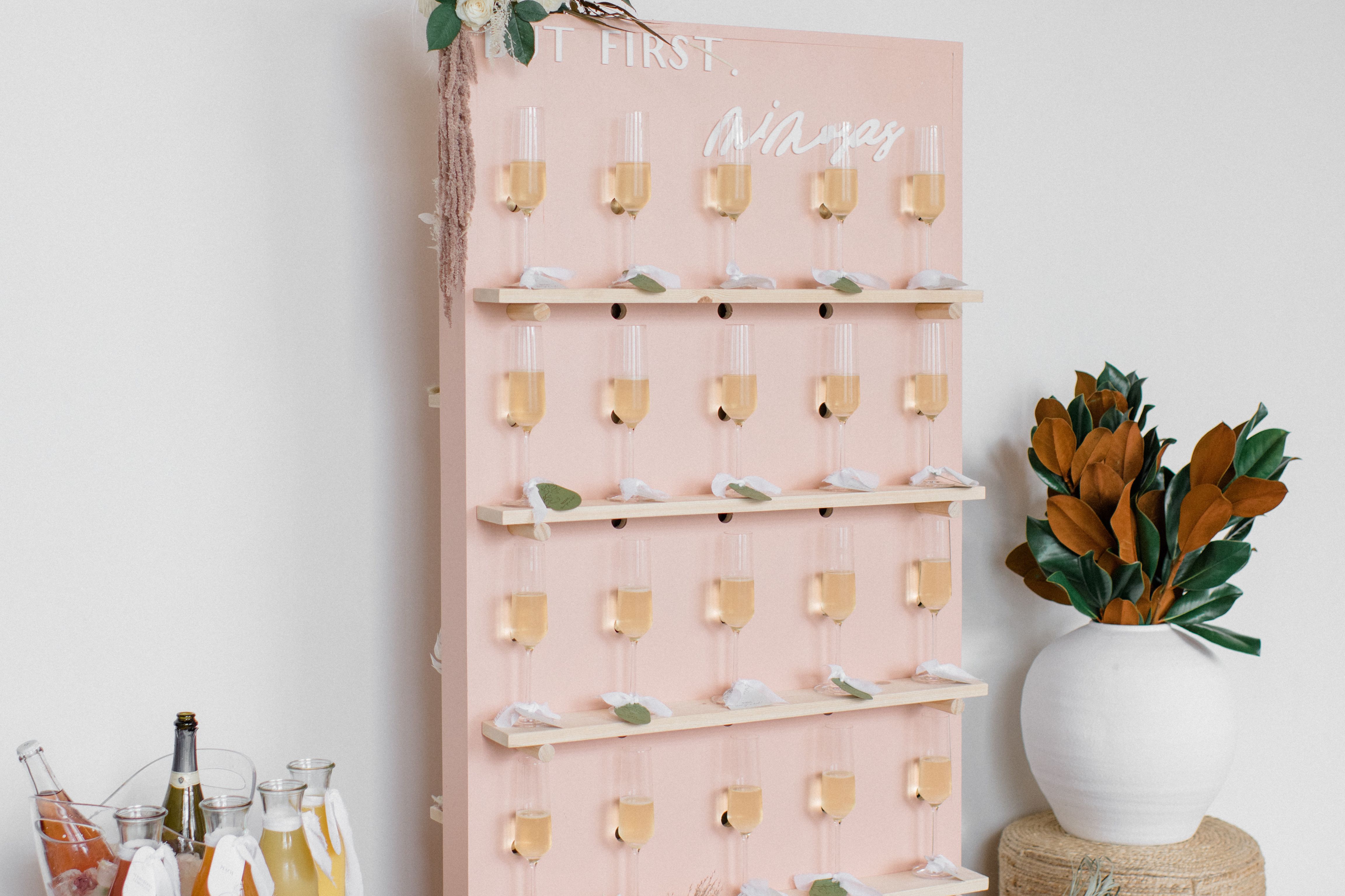 Champagne wall