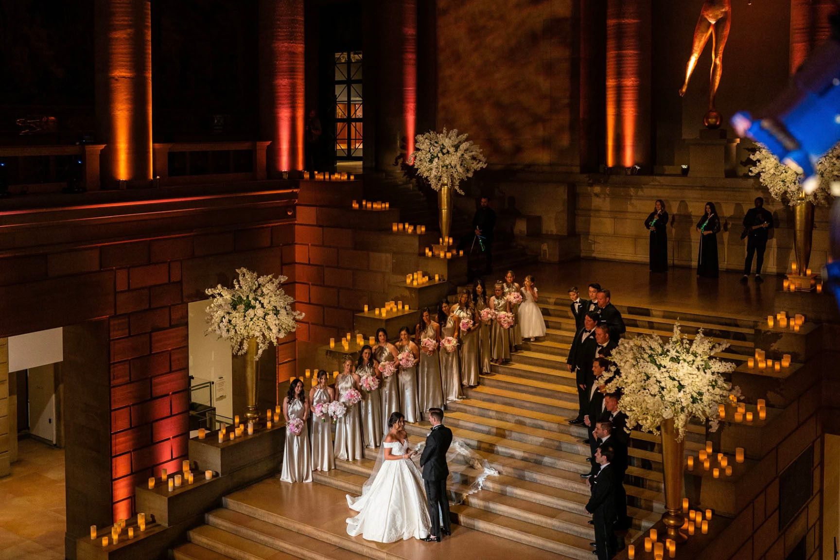 Lavish and Sophisticated Wedding at Philadelphia Museum of Art
