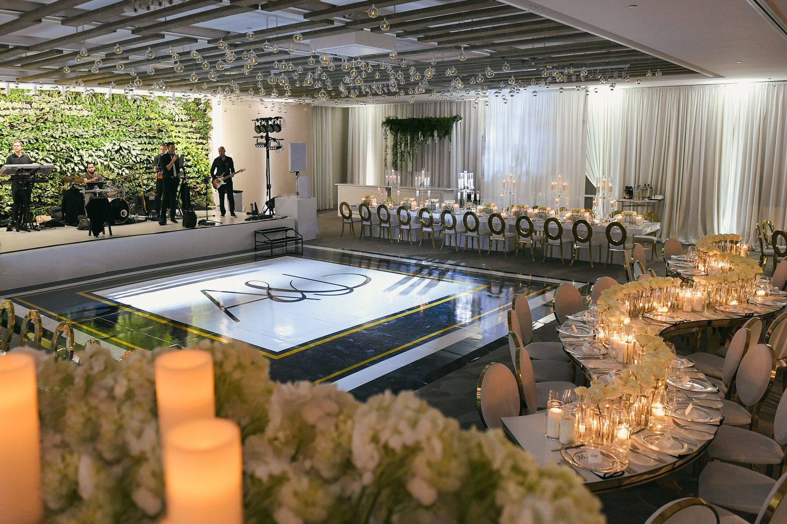 Modern White Rose Wedding at 1 Hotel South Beach.
