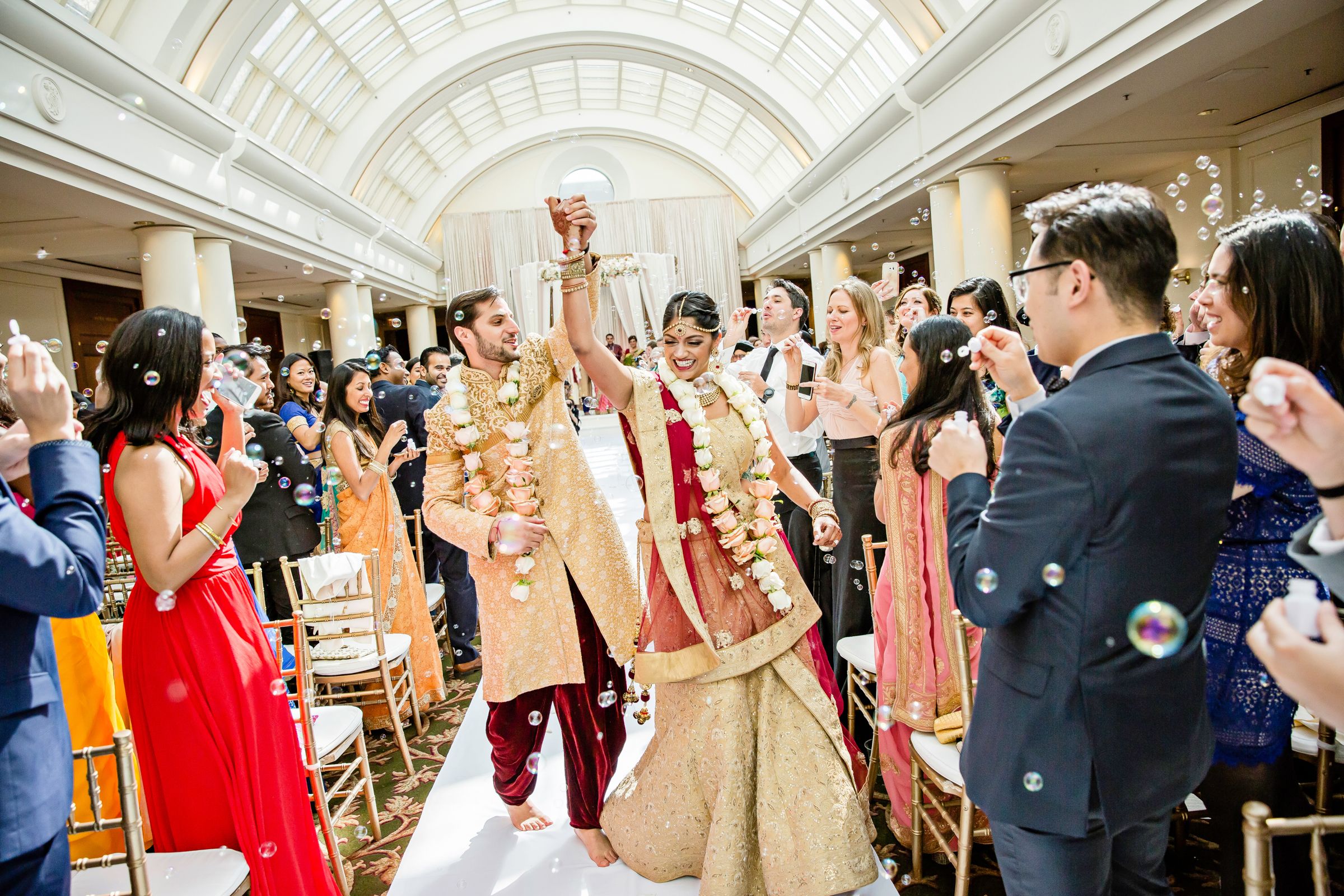 Stately South Asian Wedding at the Palace Hotel | PartySlate