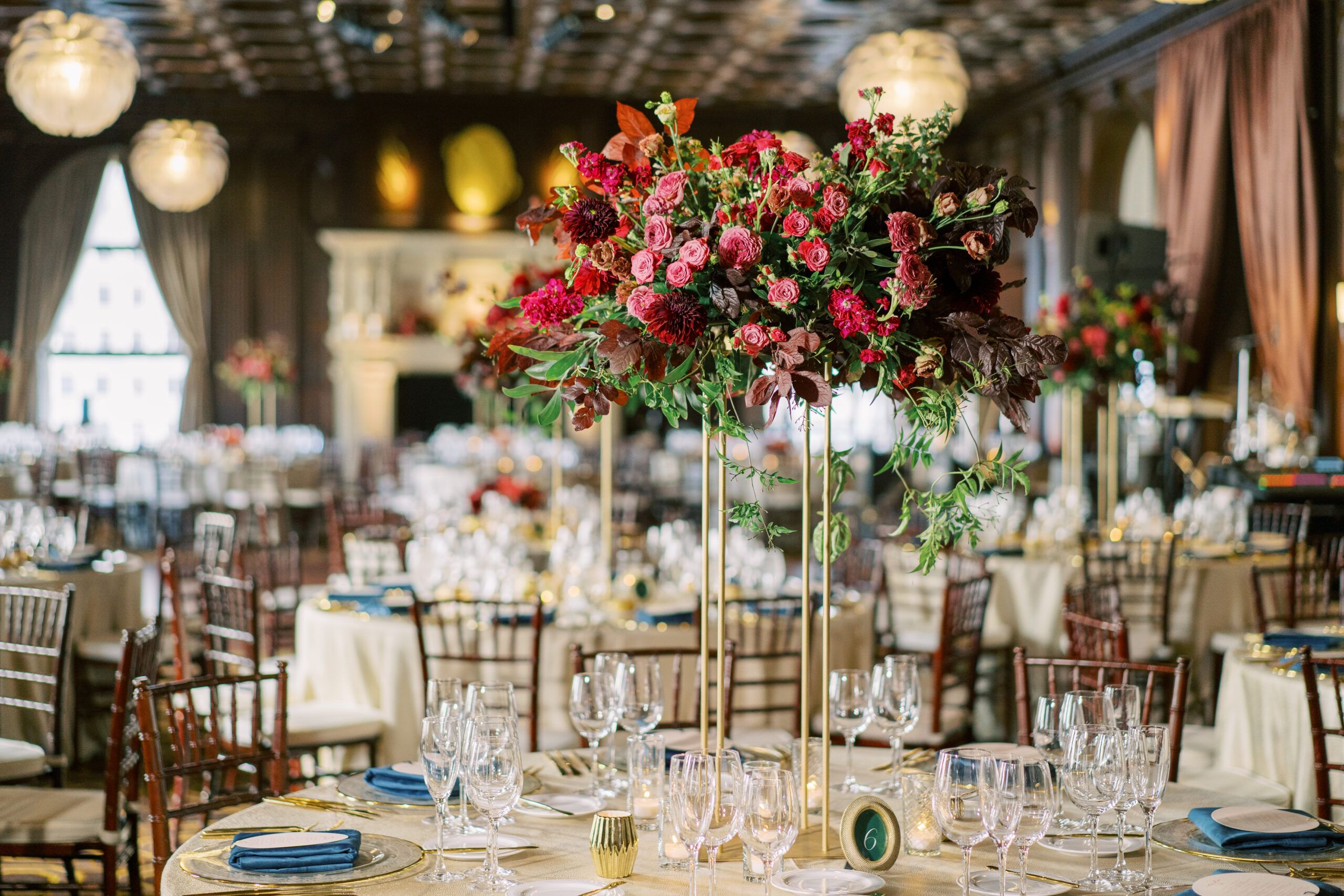 Julia Morgan Ballroom Color Filled Wedding | PartySlate