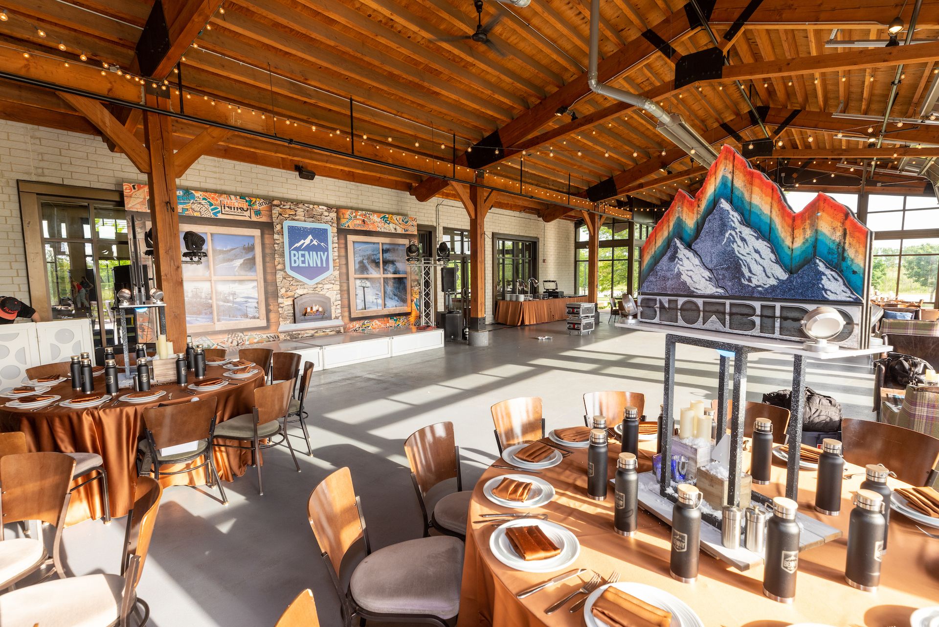 Rustic-Themed Bar Mitzvah at Pinstripes in Northbrook, Illinois