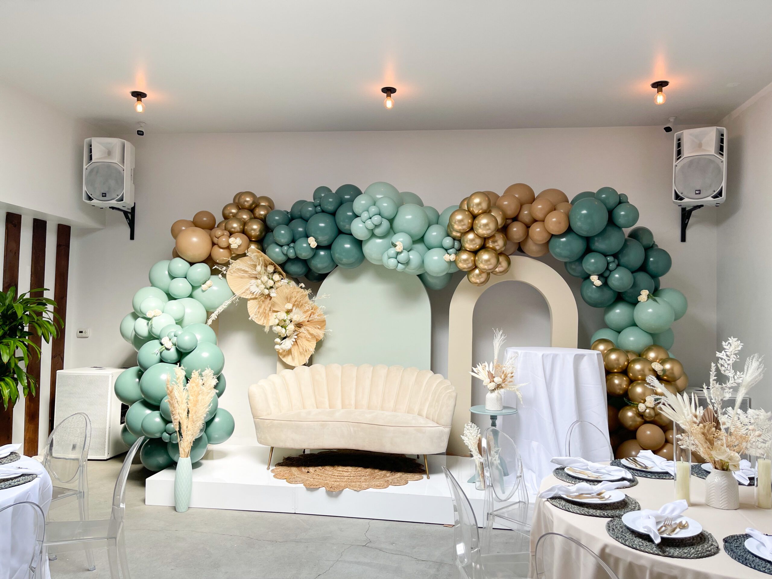 Sage Boho baby shower