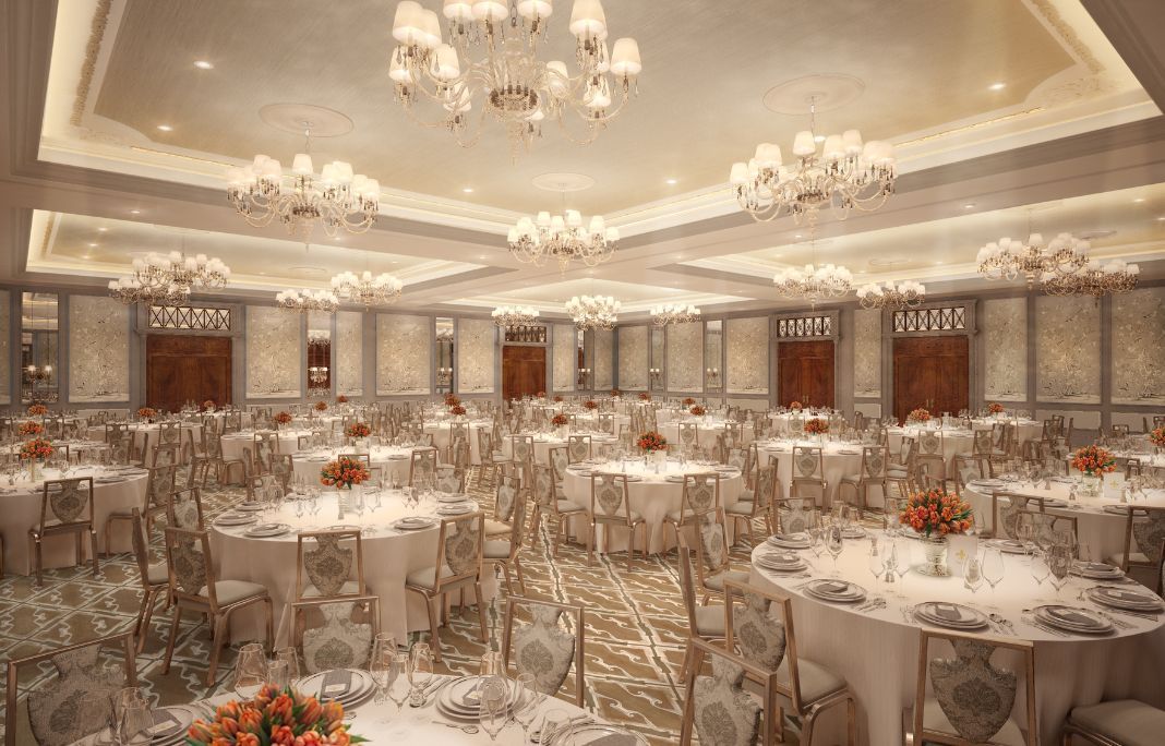 InterContinental New York Barclay ballroom wedding venue
