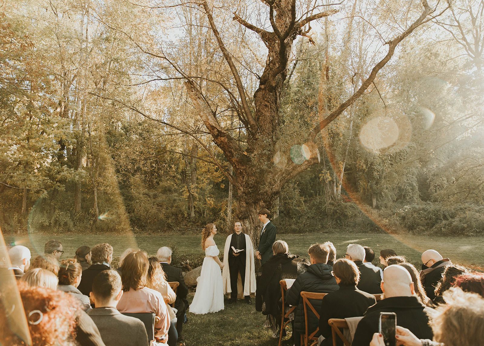Breathtaking Outdoor Wedding at The Ruins at Sassafras in New Lebanon, New York