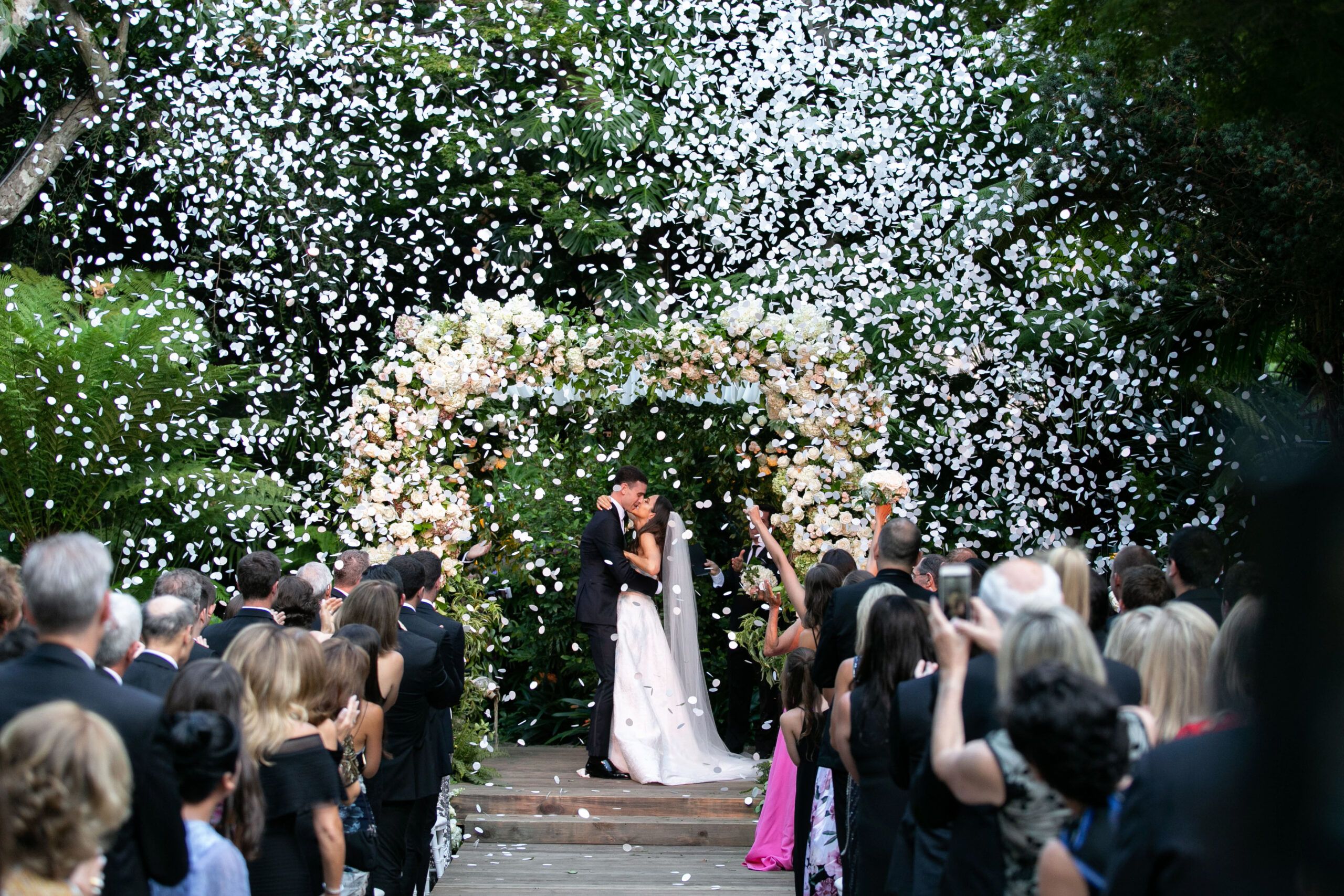 Chic Garden Wedding at the Hotel Bel-Air in Los Angeles, California