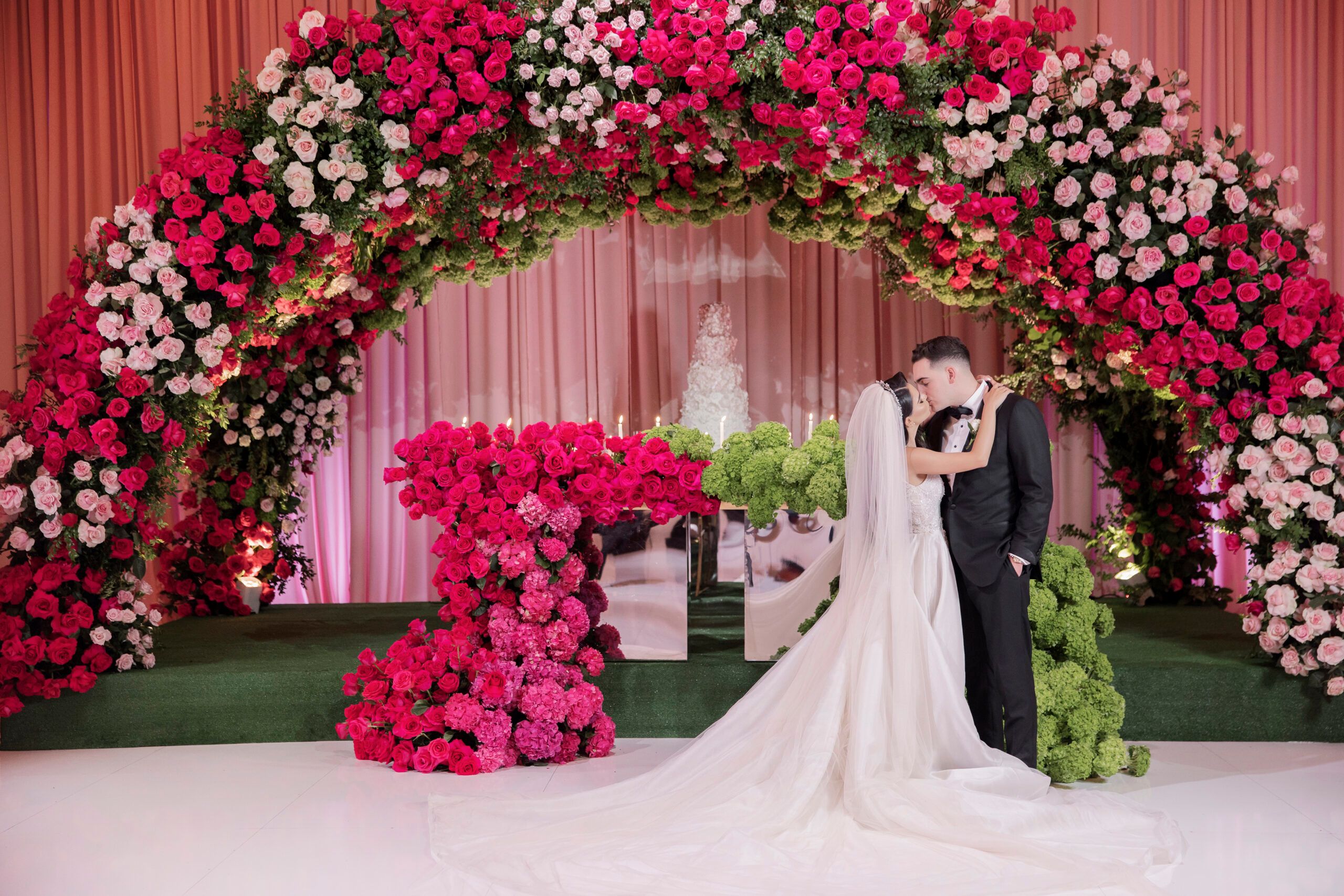 Colorful Wedding at Taglyan Complex in Los Angeles, California