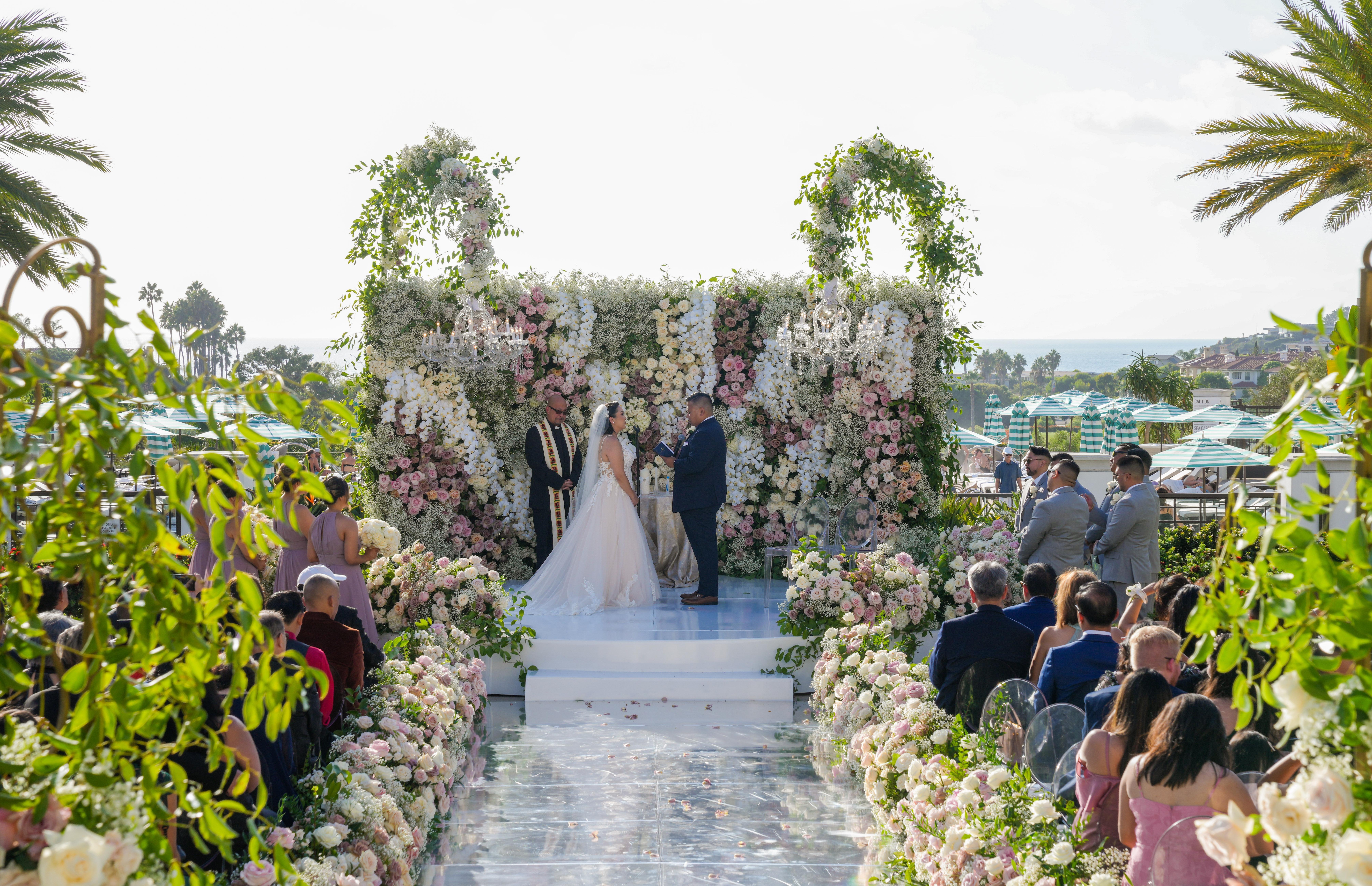 Floral-Filled Wedding at Waldorf Astoria Monarch Beach Resort & Club in Dana Point, California