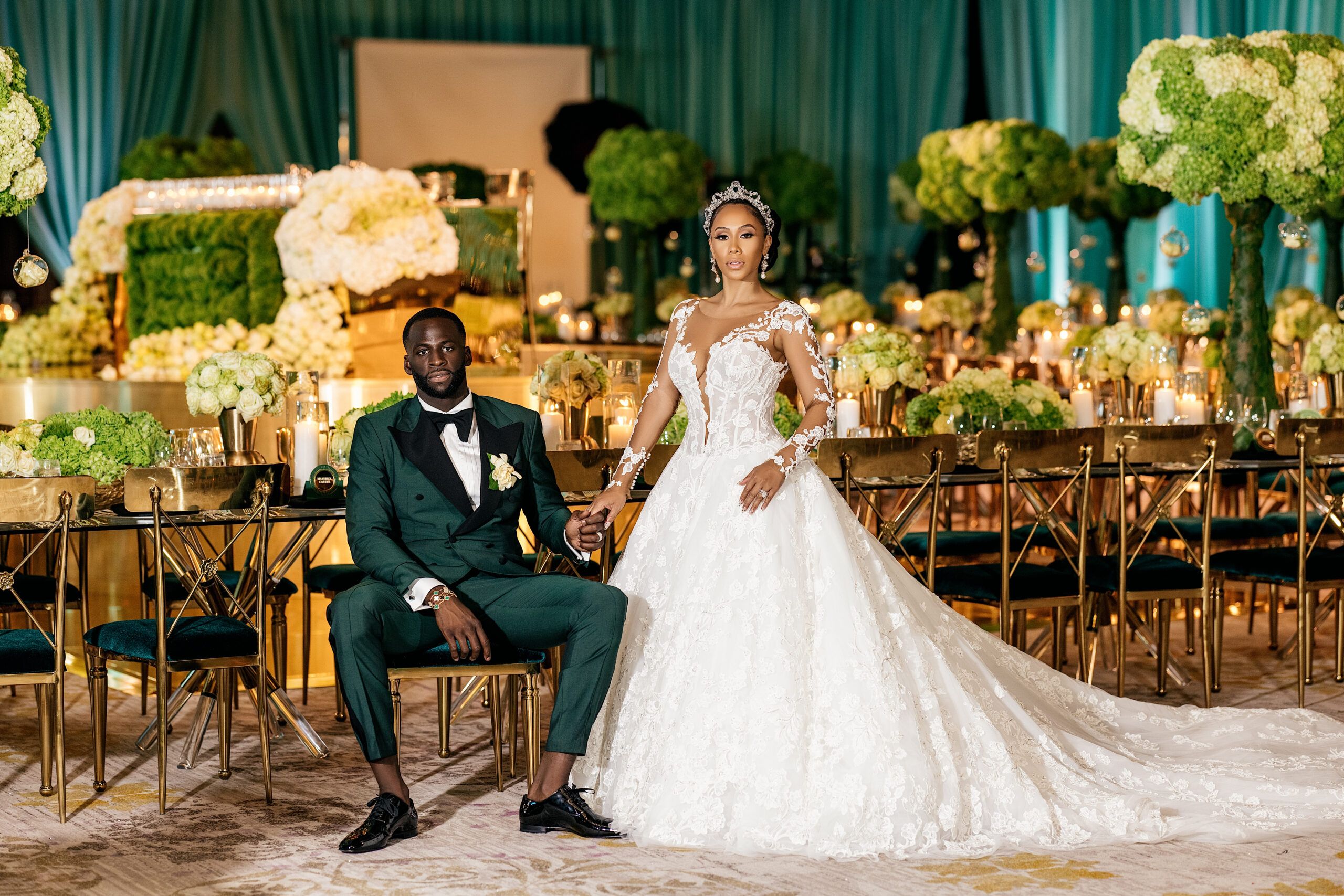 Glamorous Green Wedding at Fairmont Grand Del Mar in San Diego, California