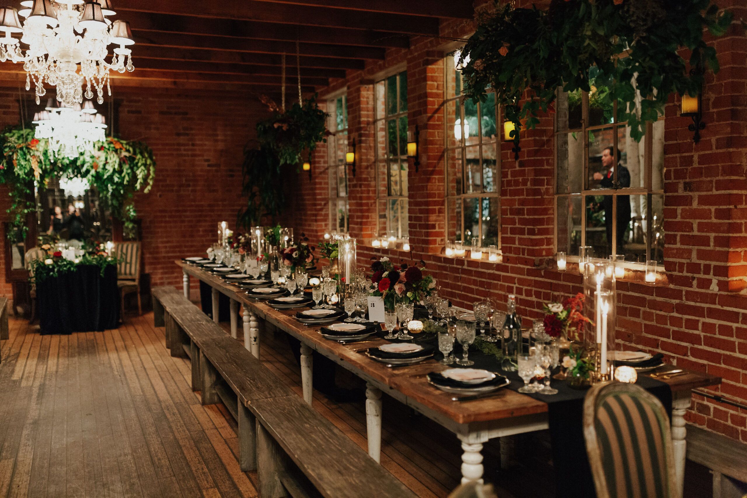 Romantic Burgandy Wedding at the Carondelet House in Los Angeles