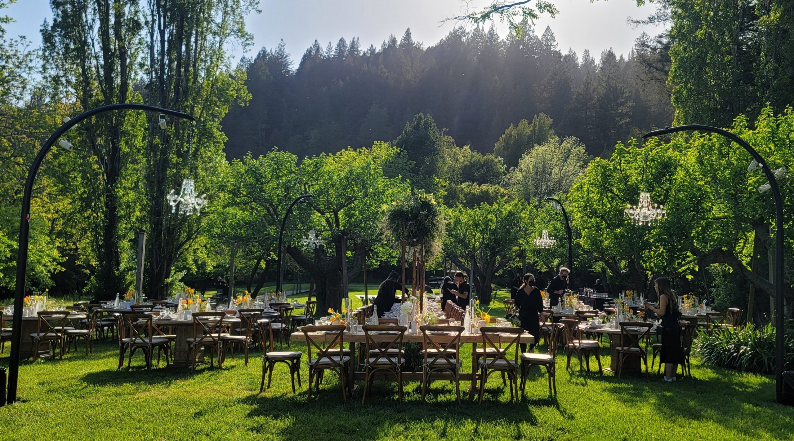 Romantic Outdoor Wedding at Dawn Ranch in Guerneville, California
