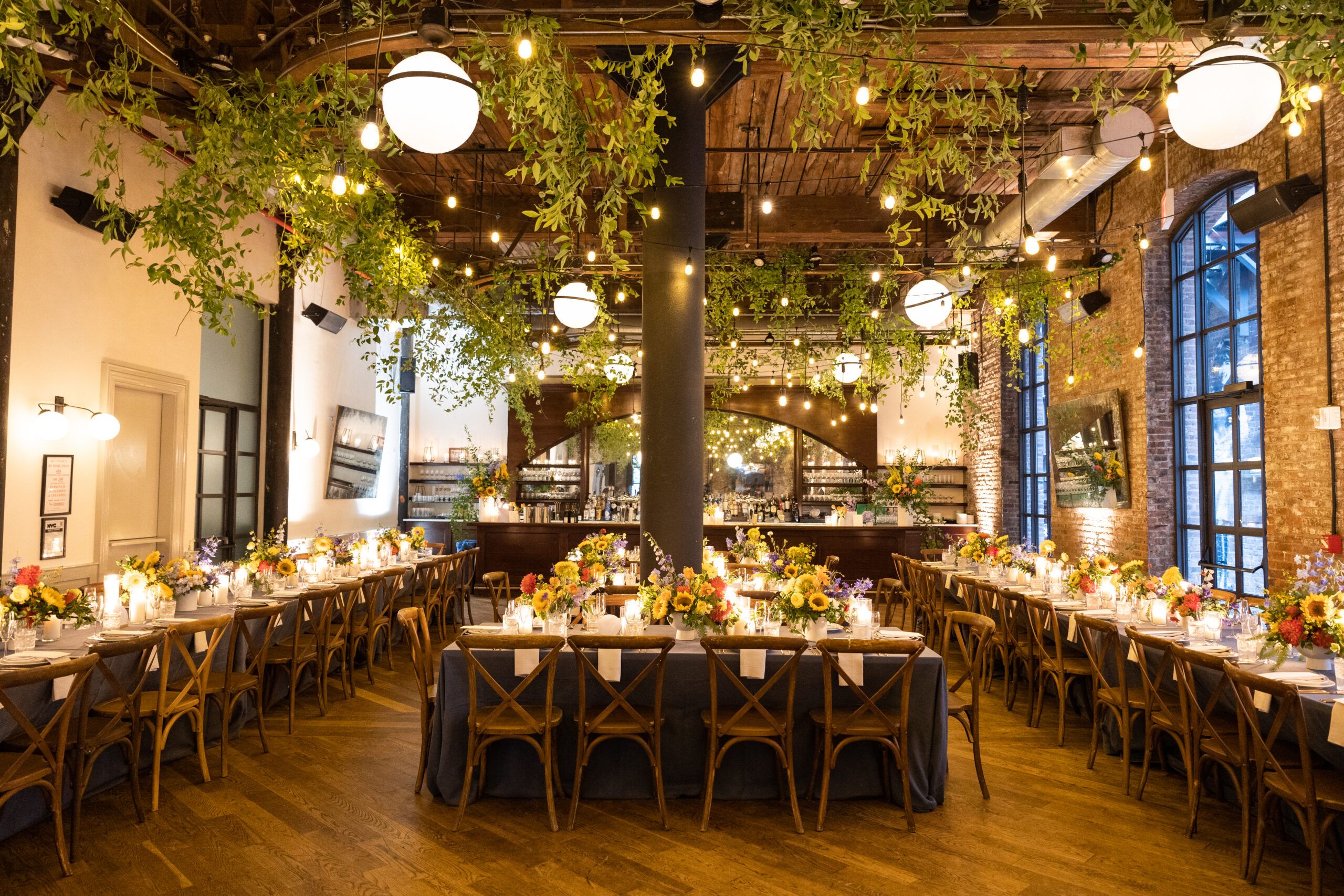 Spectacular Floral Wedding at Wythe Hotel in Williamsburg, New York
