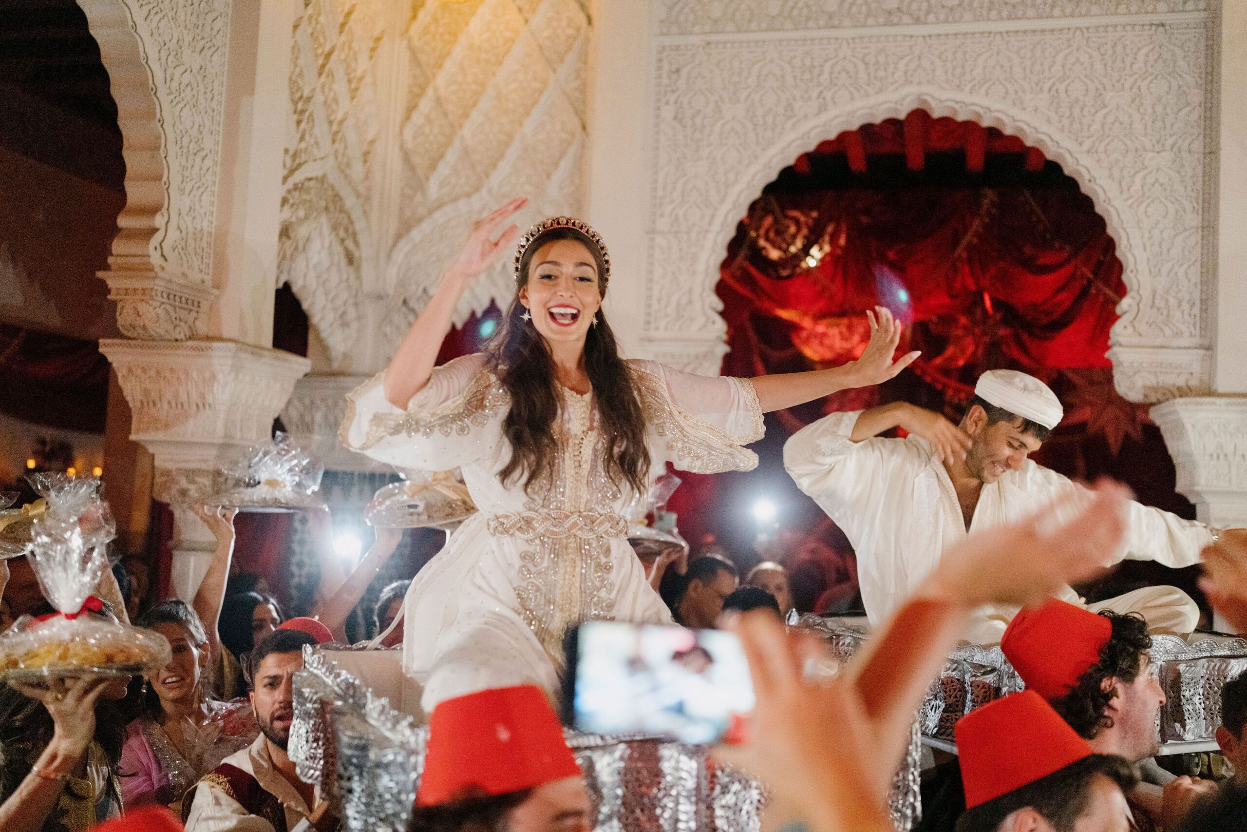 Traditional Moroccan Henna Ceremony at Members, on Sunset Boulevard in Los Angeles, California