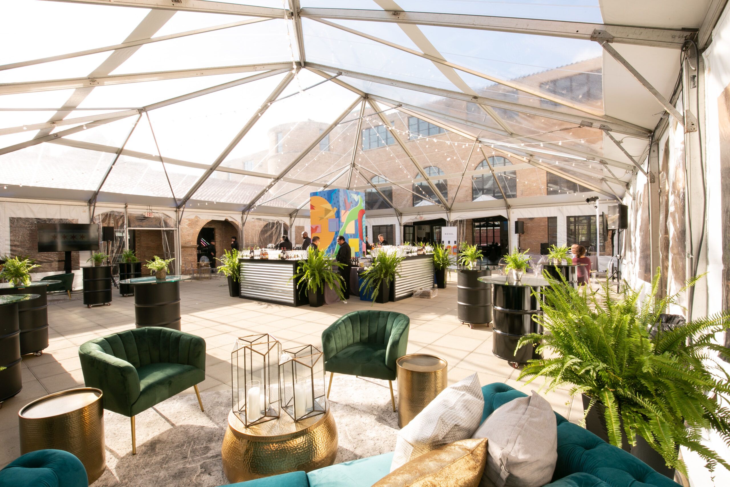 Tropic Tented Corporate Party