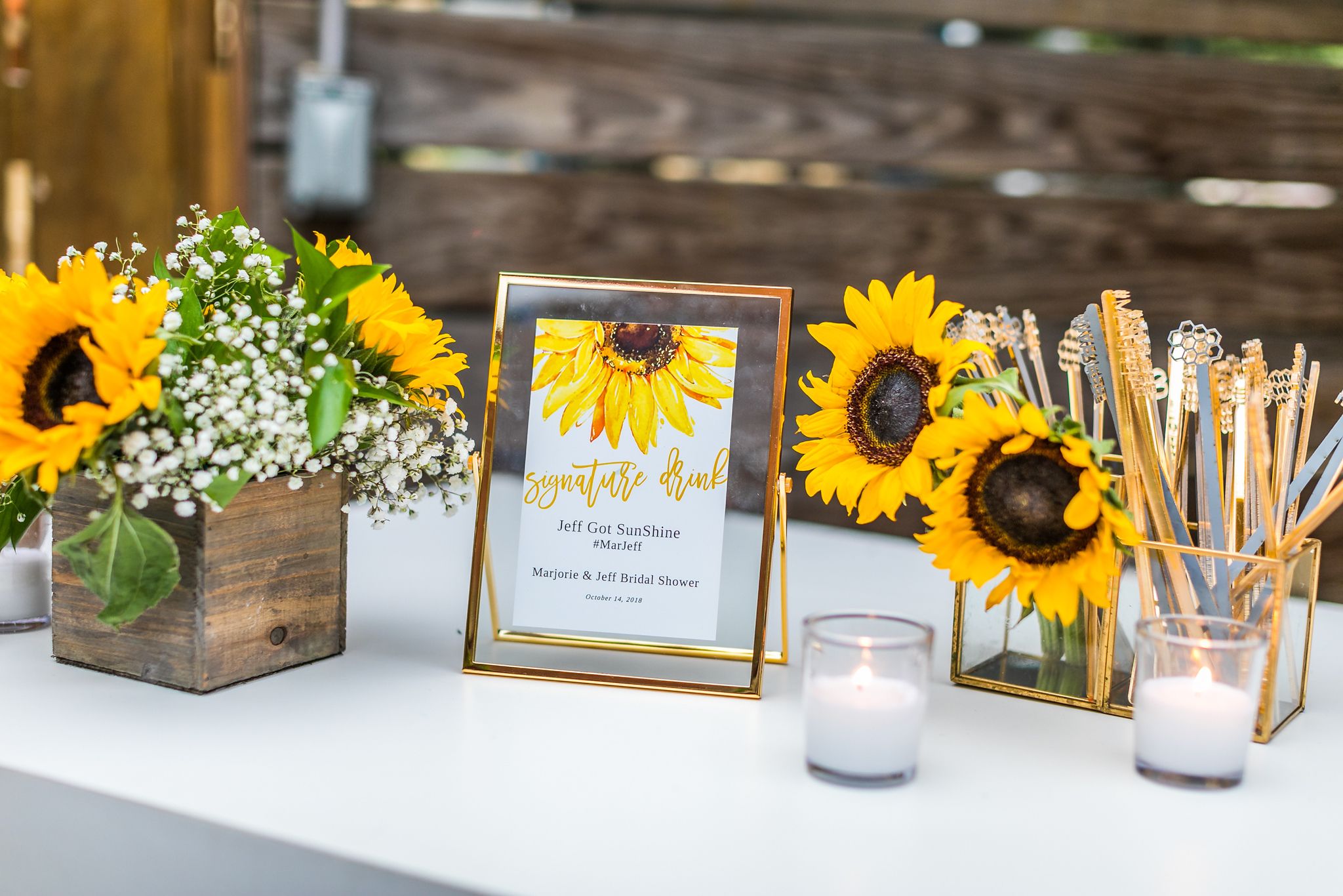 Sunflower Themed Bridal Shower