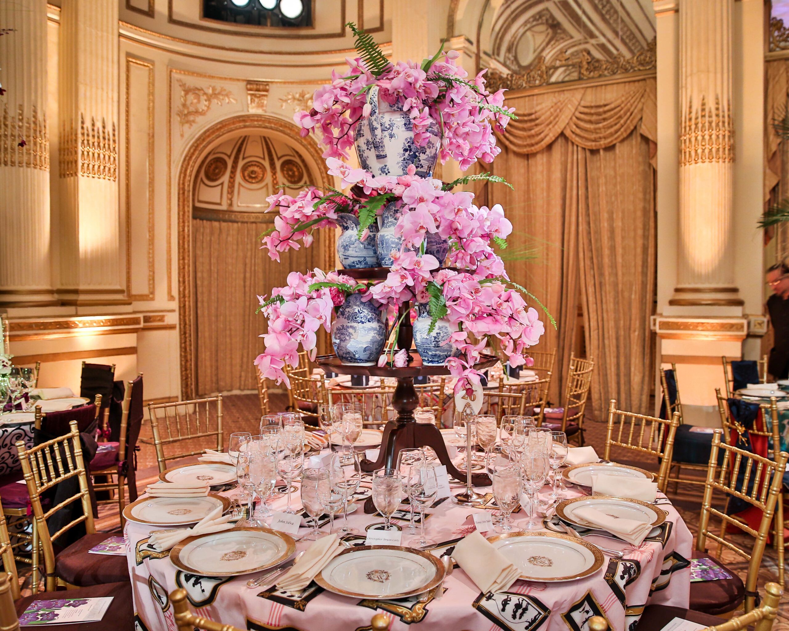Annual Orchid Dinner at The Plaza Hotel in New York, New York