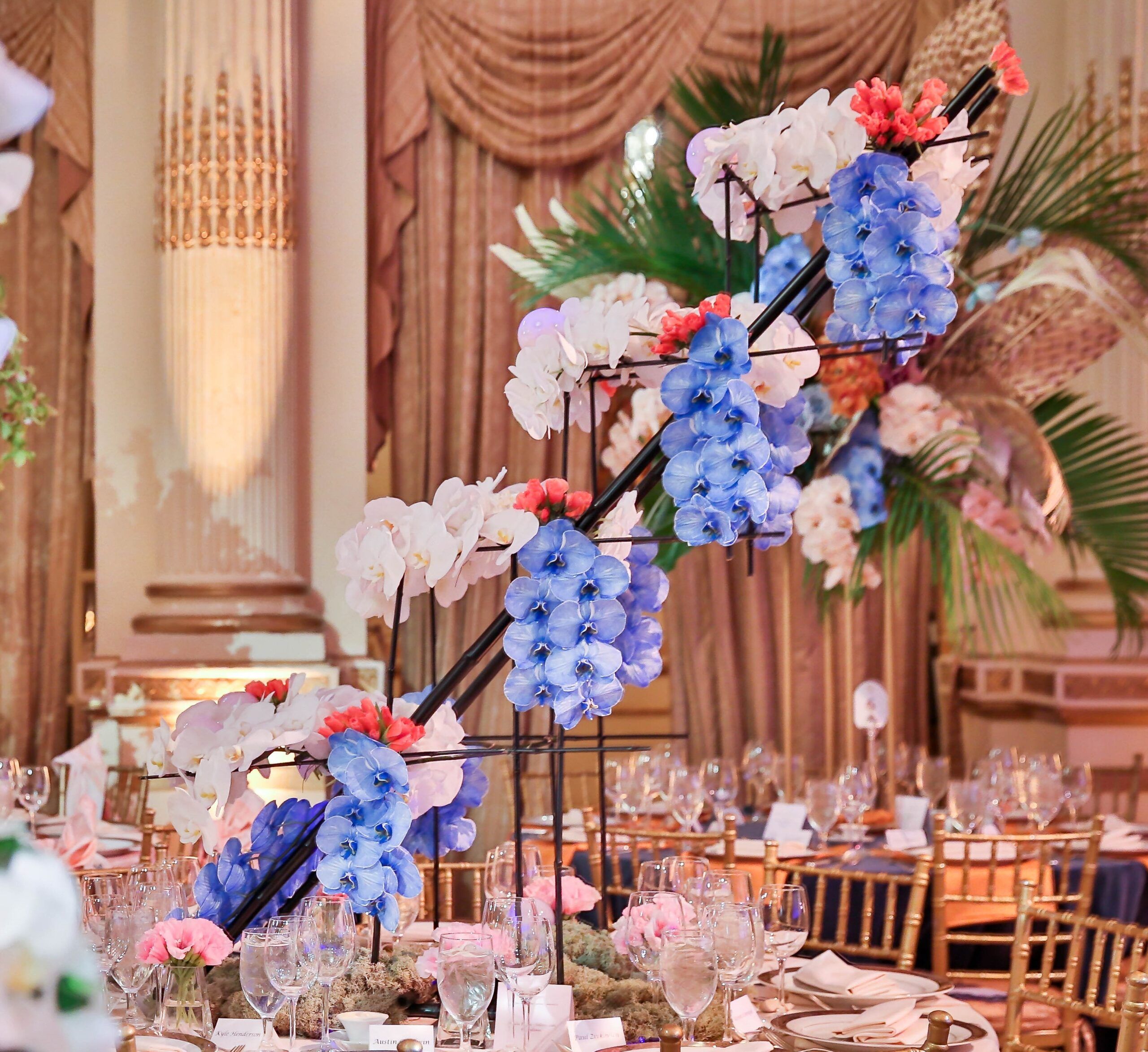Annual Orchid Dinner at The Plaza Hotel in New York, New York