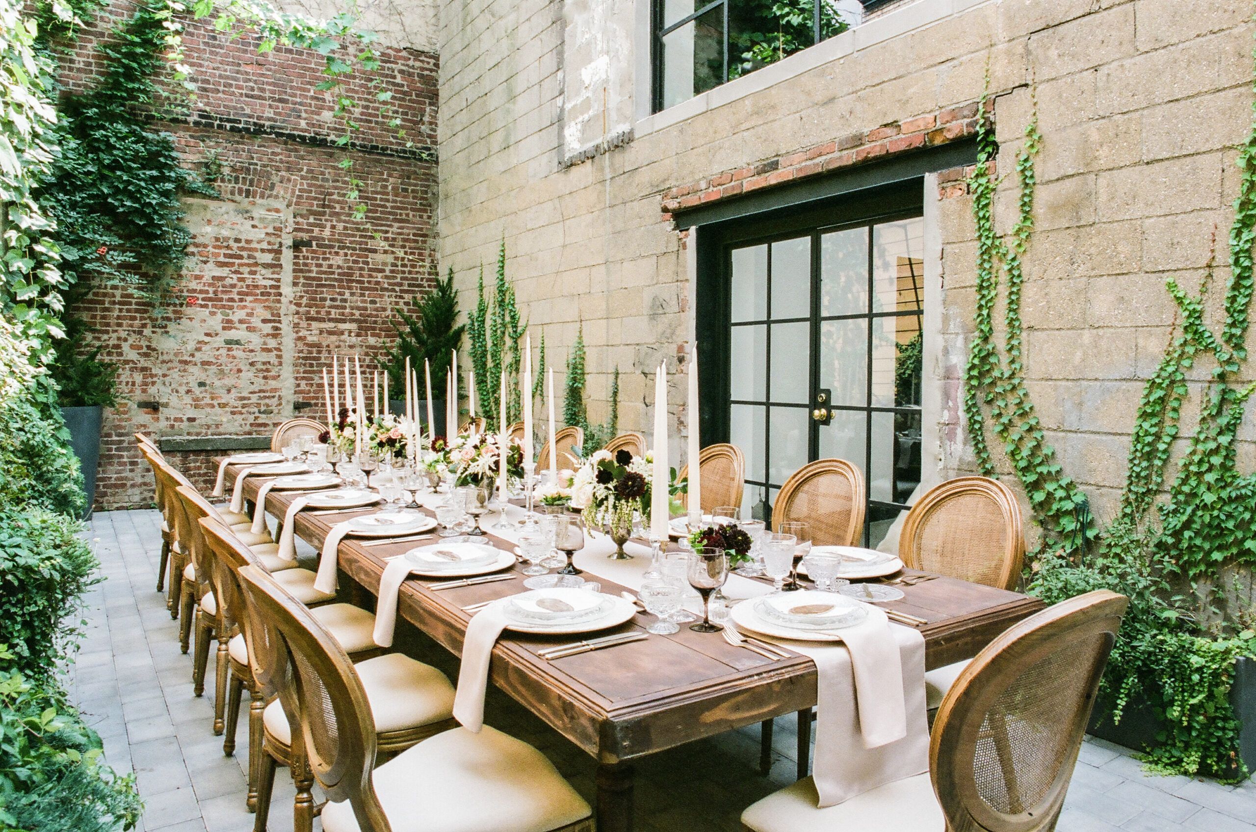 Chic Terrace Dinner Party